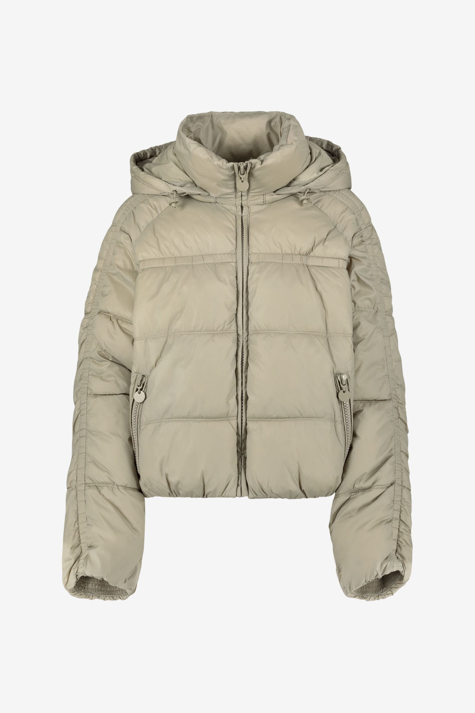 Buy Esprit Pale Natural Cropped Puffer Jacket from Next Luxembourg