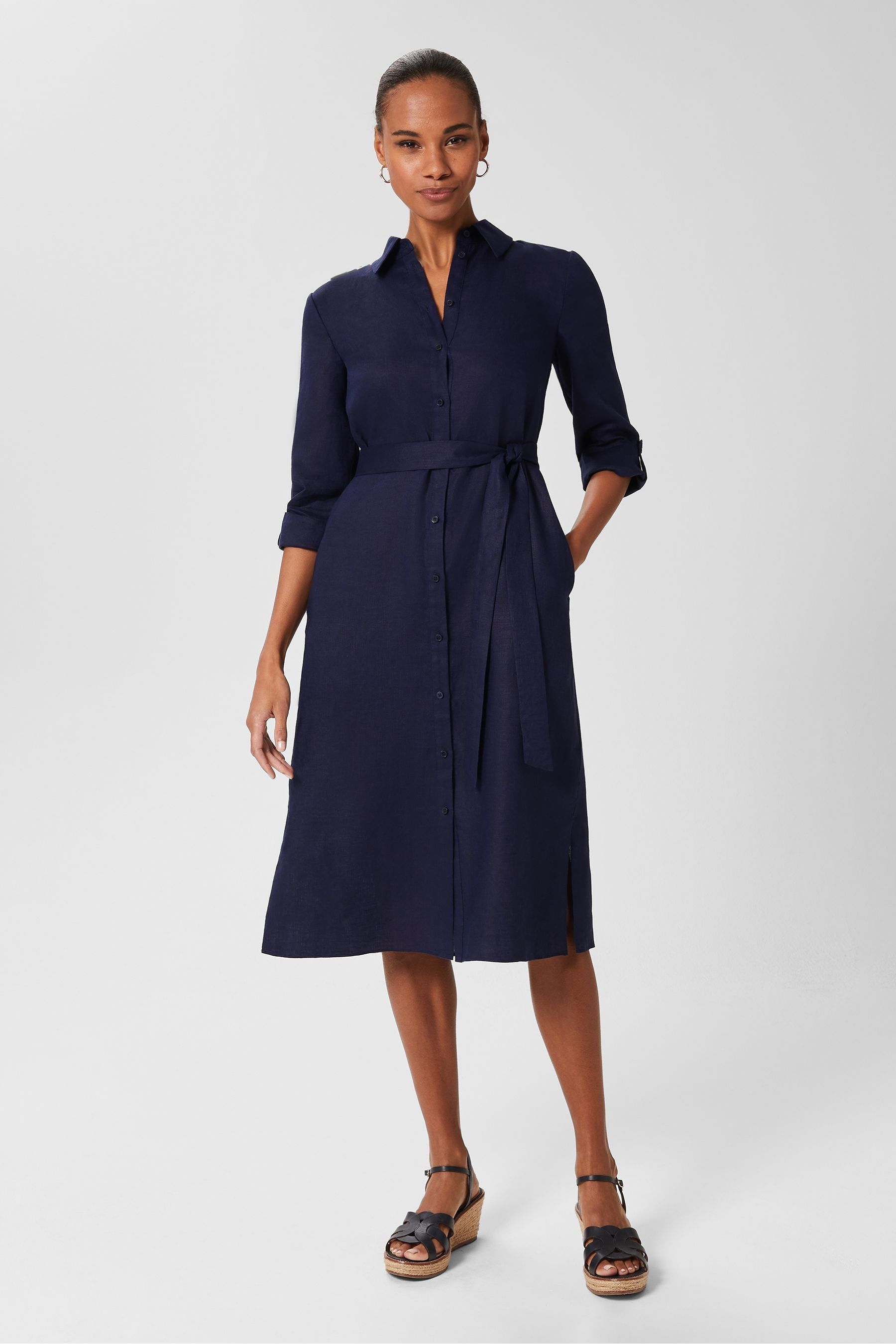 Buy Hobbs Blue Linden Dress from Next Ireland