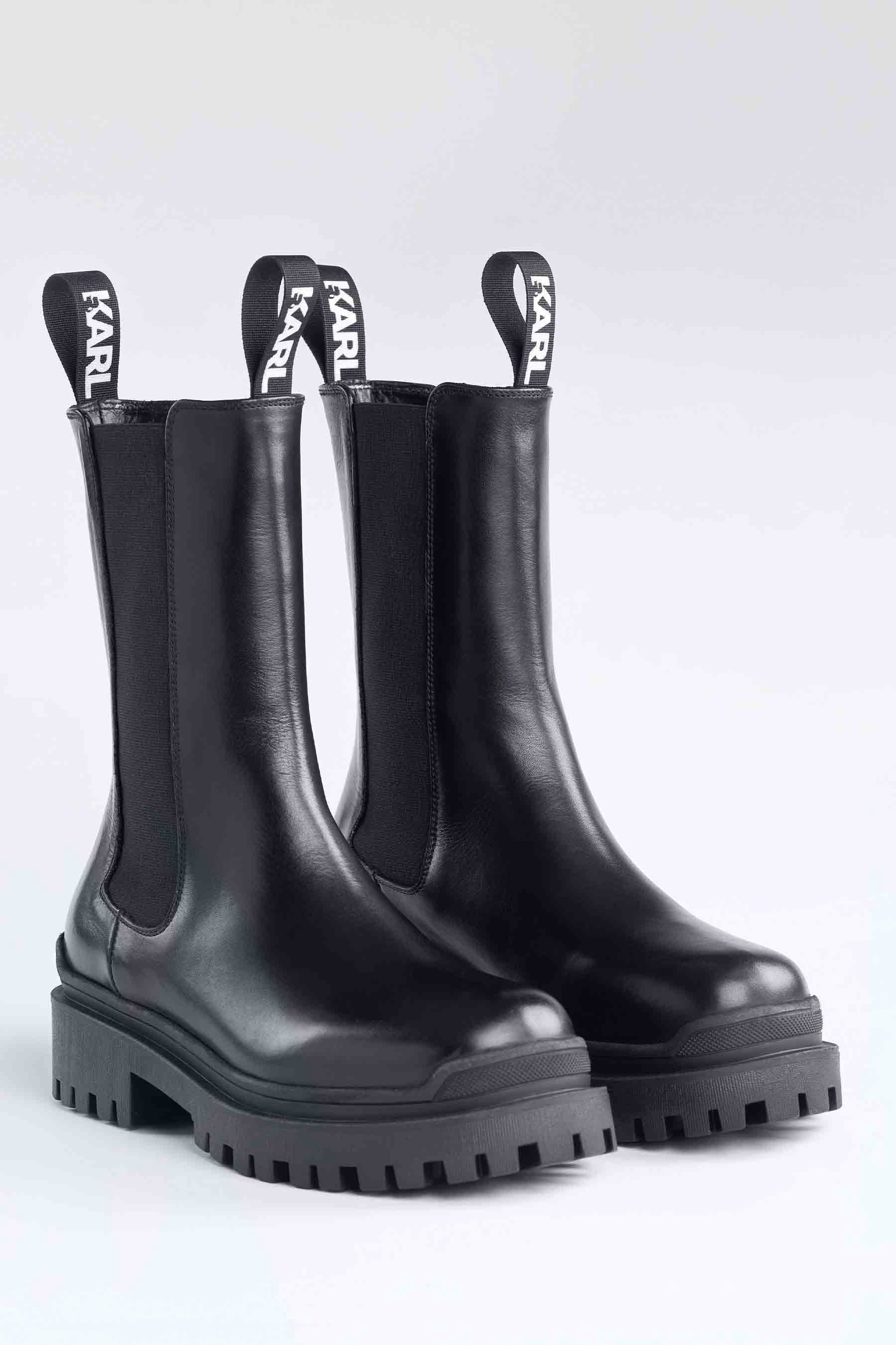 Buy Karl Lagerfeld Black Biker Boots from Next Austria