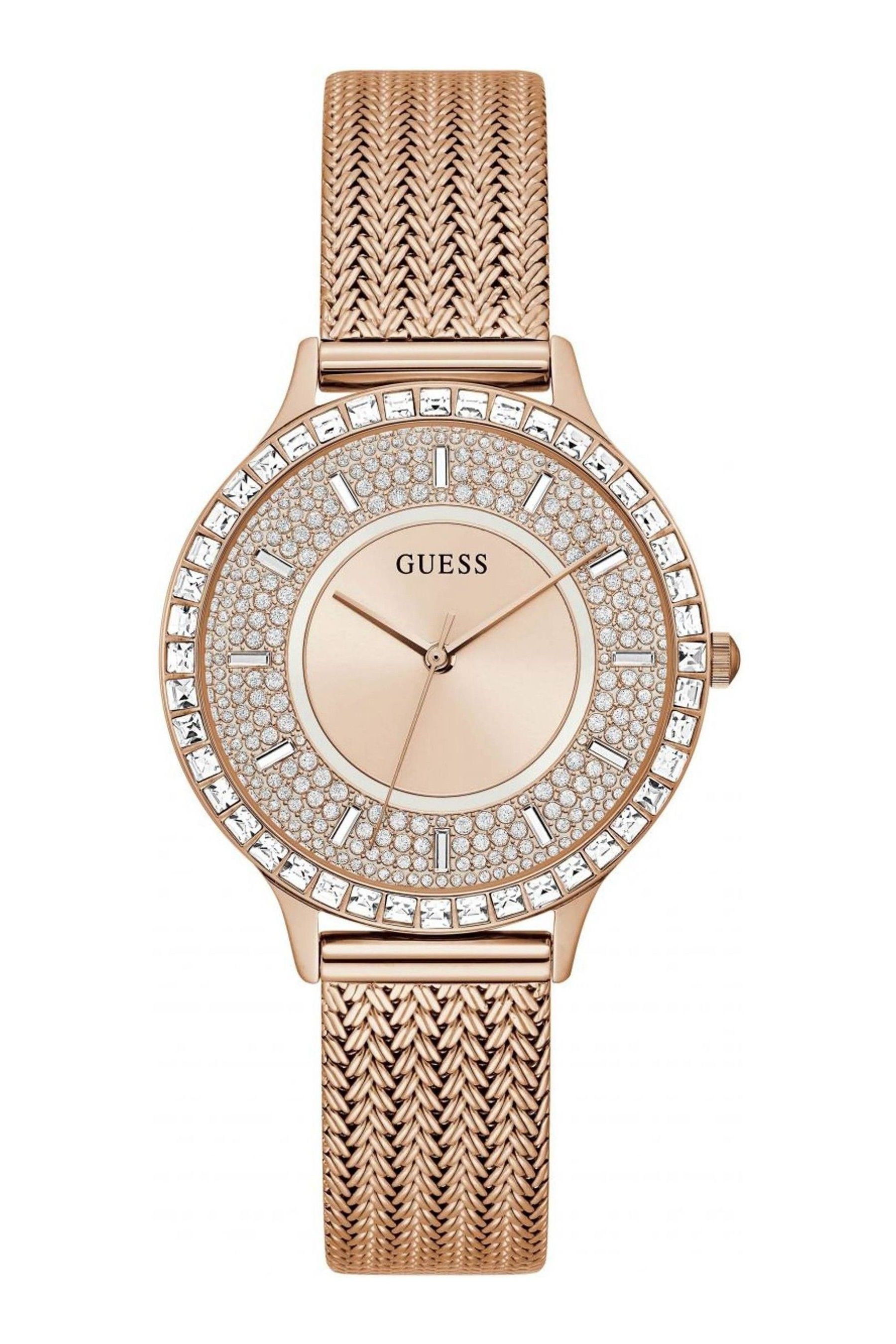 Buy Guess Ladies Rose Gold Tone Soiree Work Life Watch from the Next UK online shop