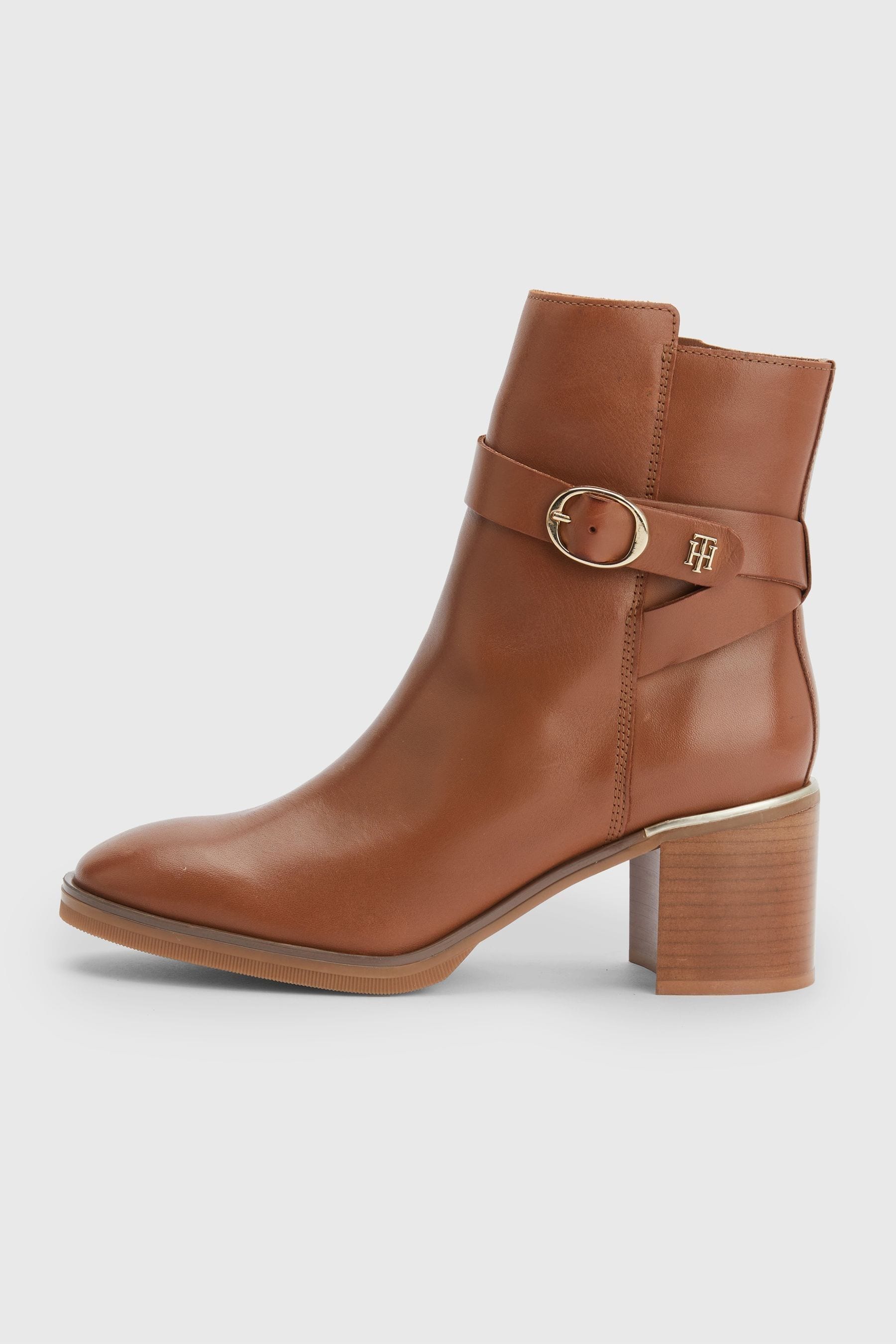 Tommy hilfiger tan boots cheap