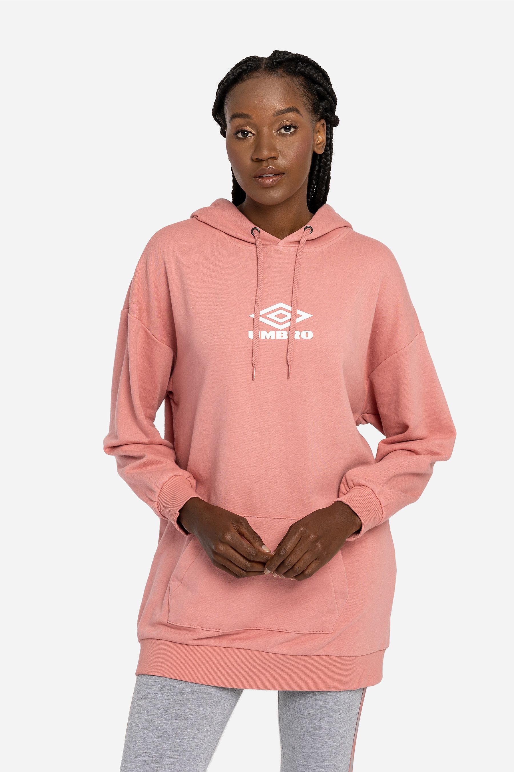 Buy Umbro Pink Diamond Oversized Hoodie Dress from Next Luxembourg