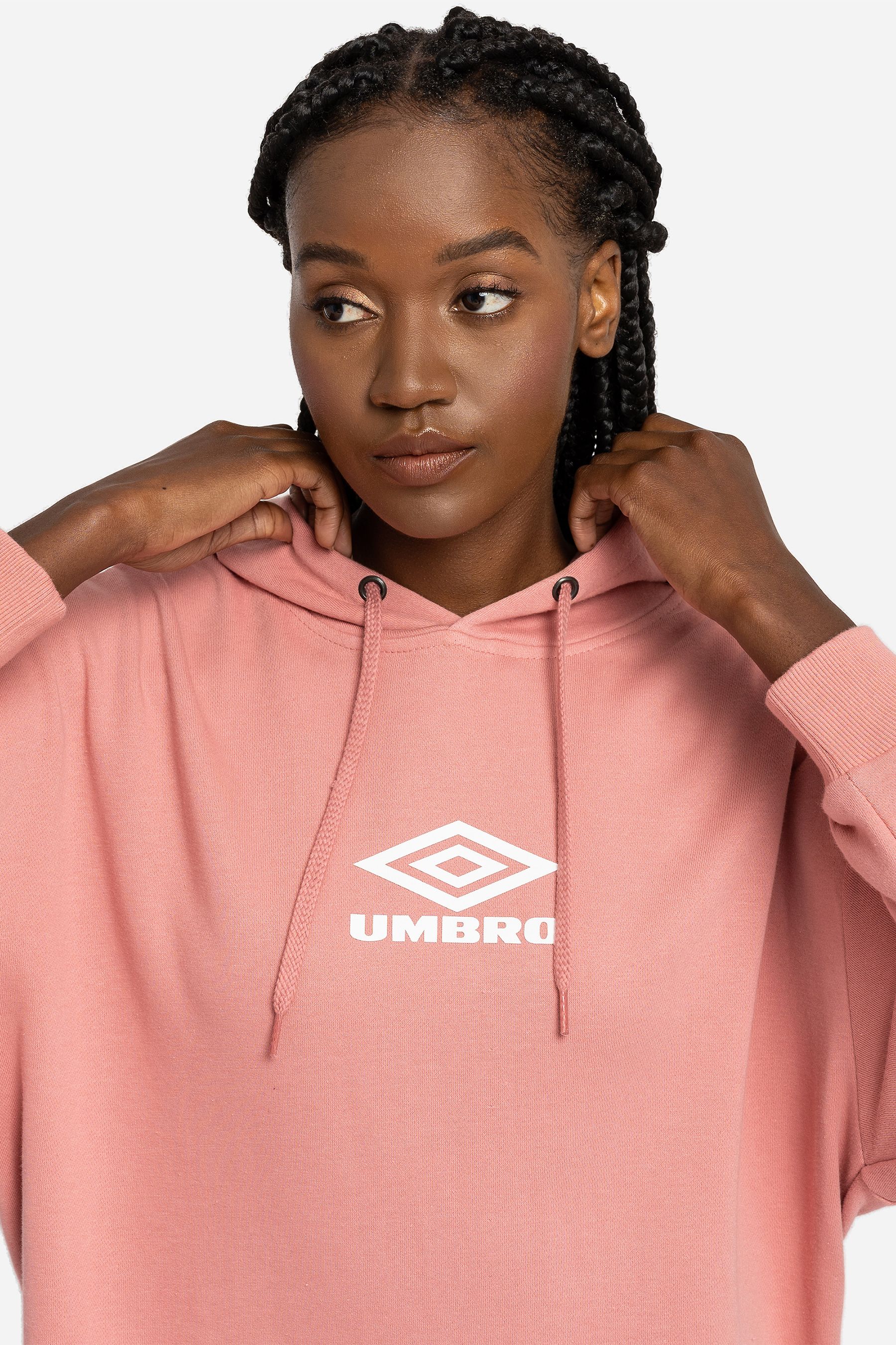 Buy Umbro Pink Diamond Oversized Hoodie Dress from Next Luxembourg