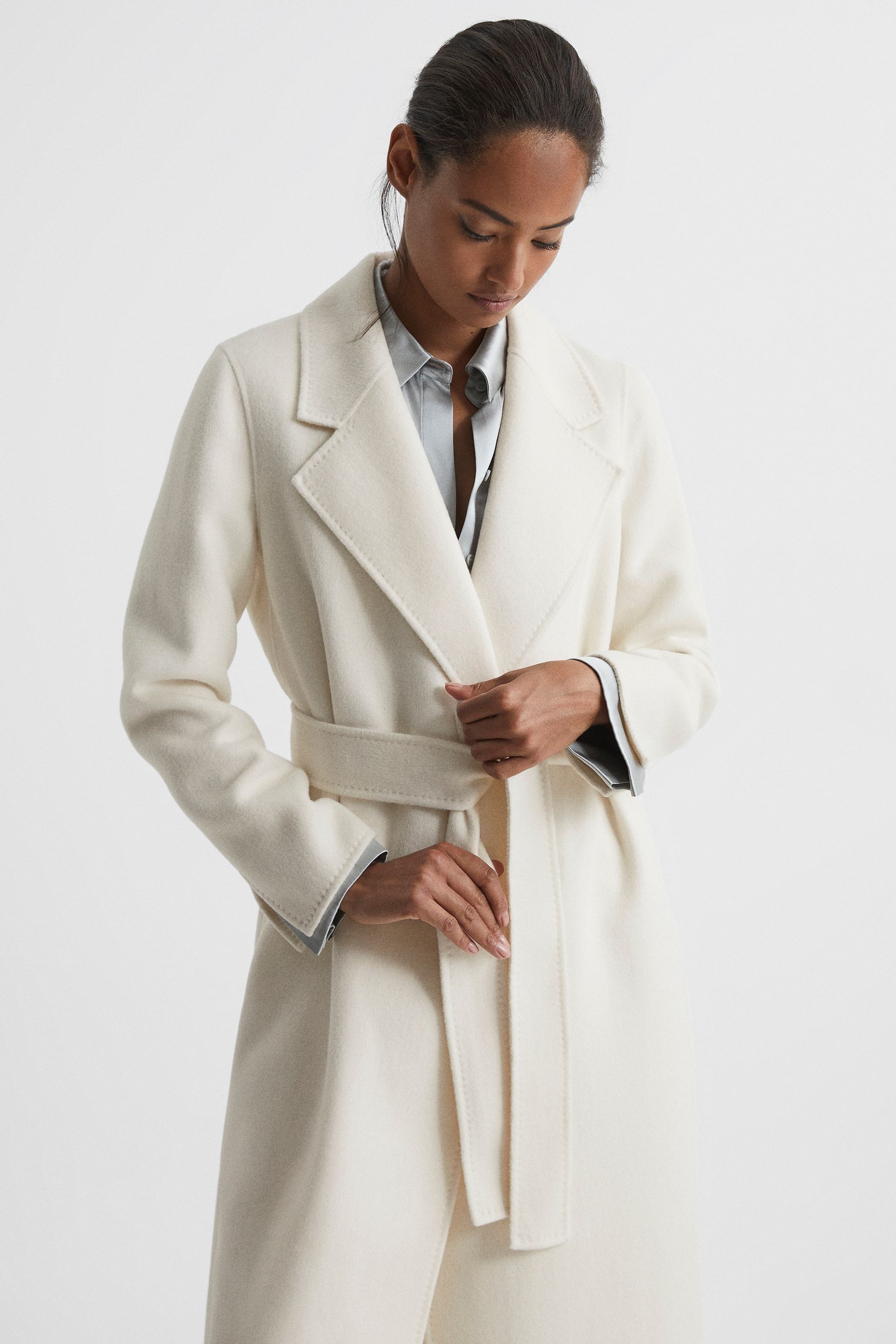 Reiss cream coat hotsell