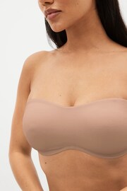 Nude DD+ Cotton Non Pad Minimise Bandeau Bra - Image 4 of 6