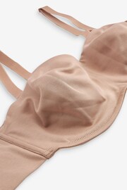 Nude DD+ Cotton Non Pad Minimise Bandeau Bra - Image 6 of 6