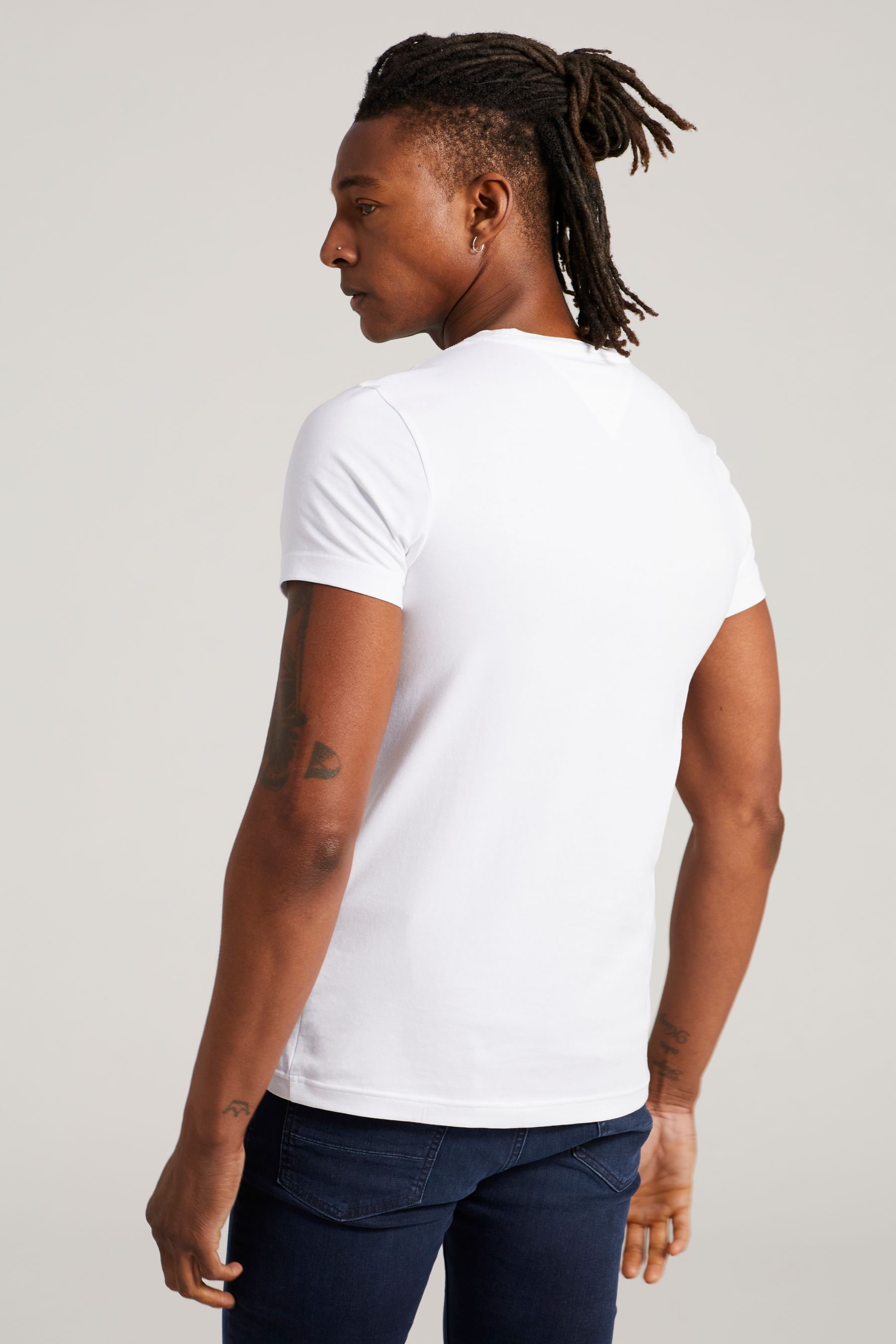 Core stretch slim cneck tee sales