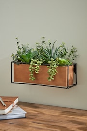 Bronx Succulent Trough Artificial Plant - Image 2 of 4