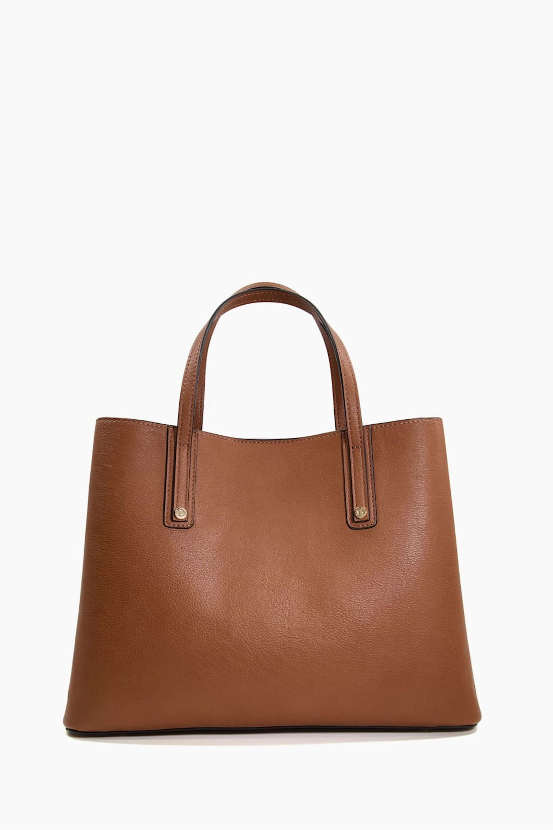 Buy Dune London Light Tan Dorrie Synthetic Logo Hardware 100 Cotton Tote Bag from Next Luxembourg