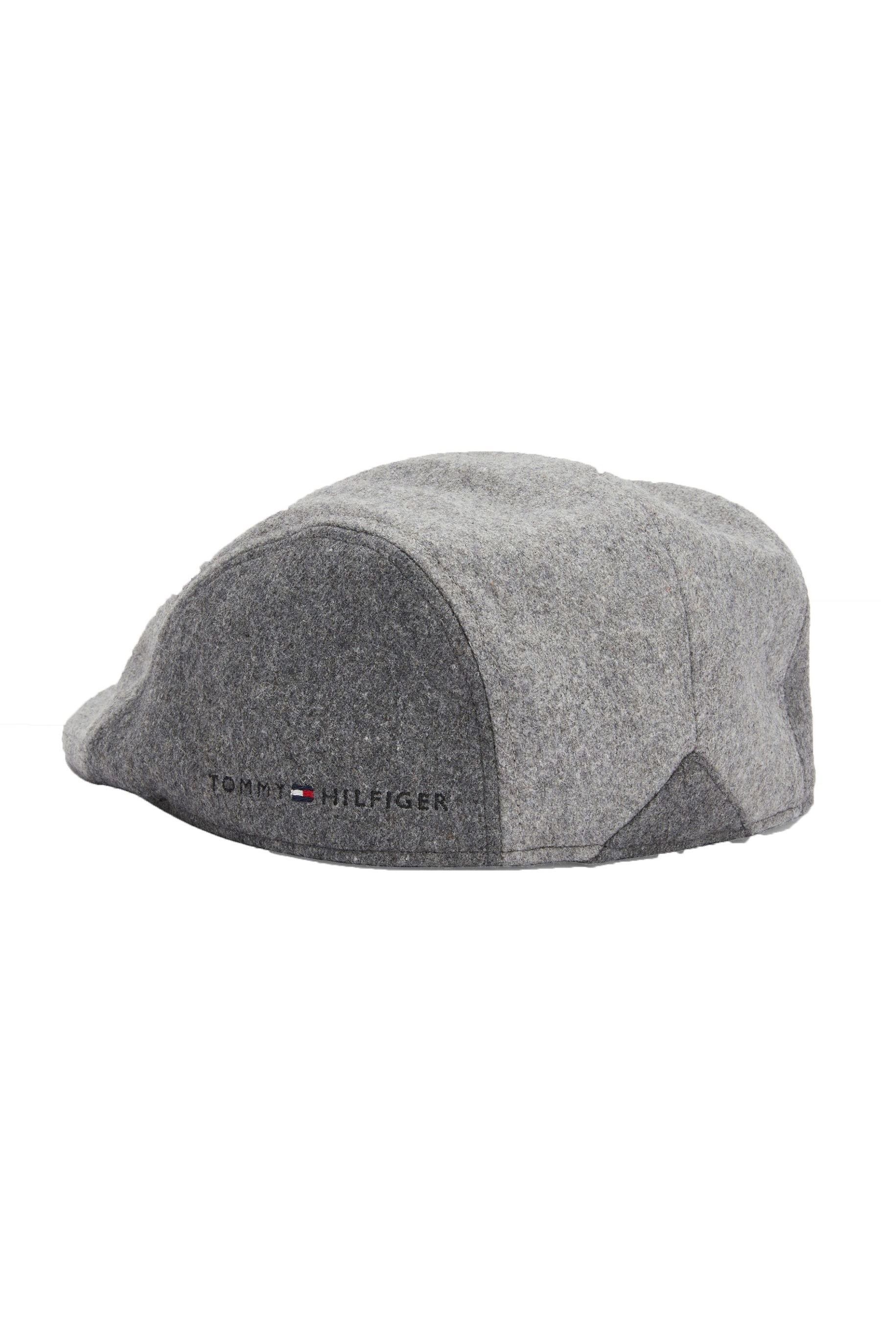 Buy Tommy Hilfiger Grey Corporate Flat Cap from Next Luxembourg