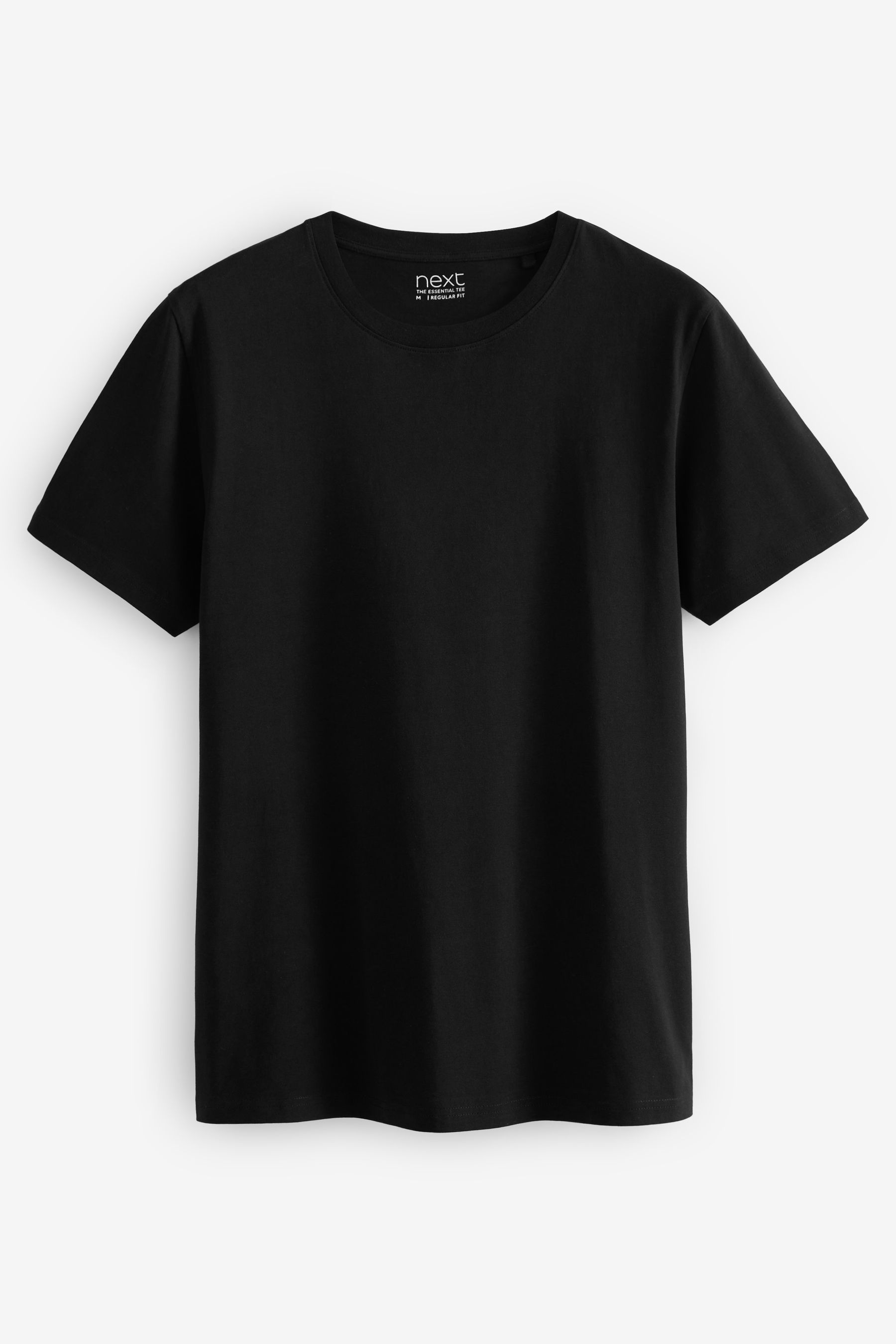 Plain black t shirt pack online