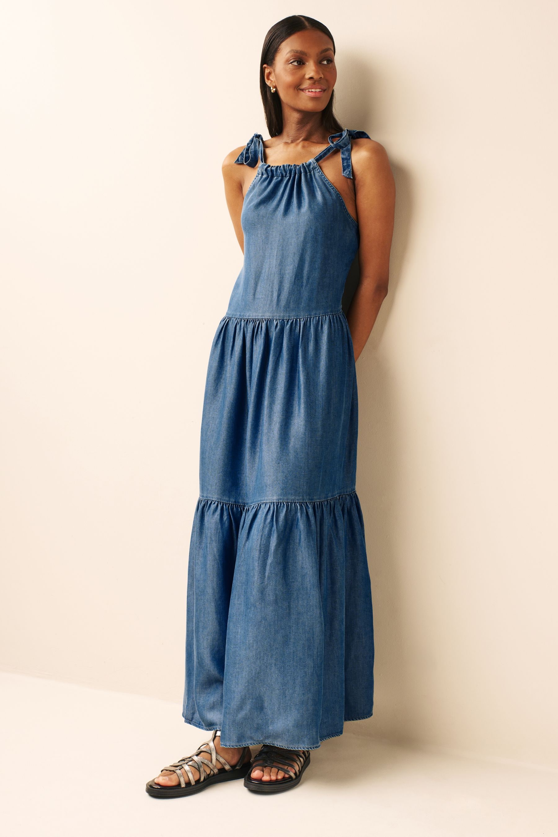 Next tencel dress sales