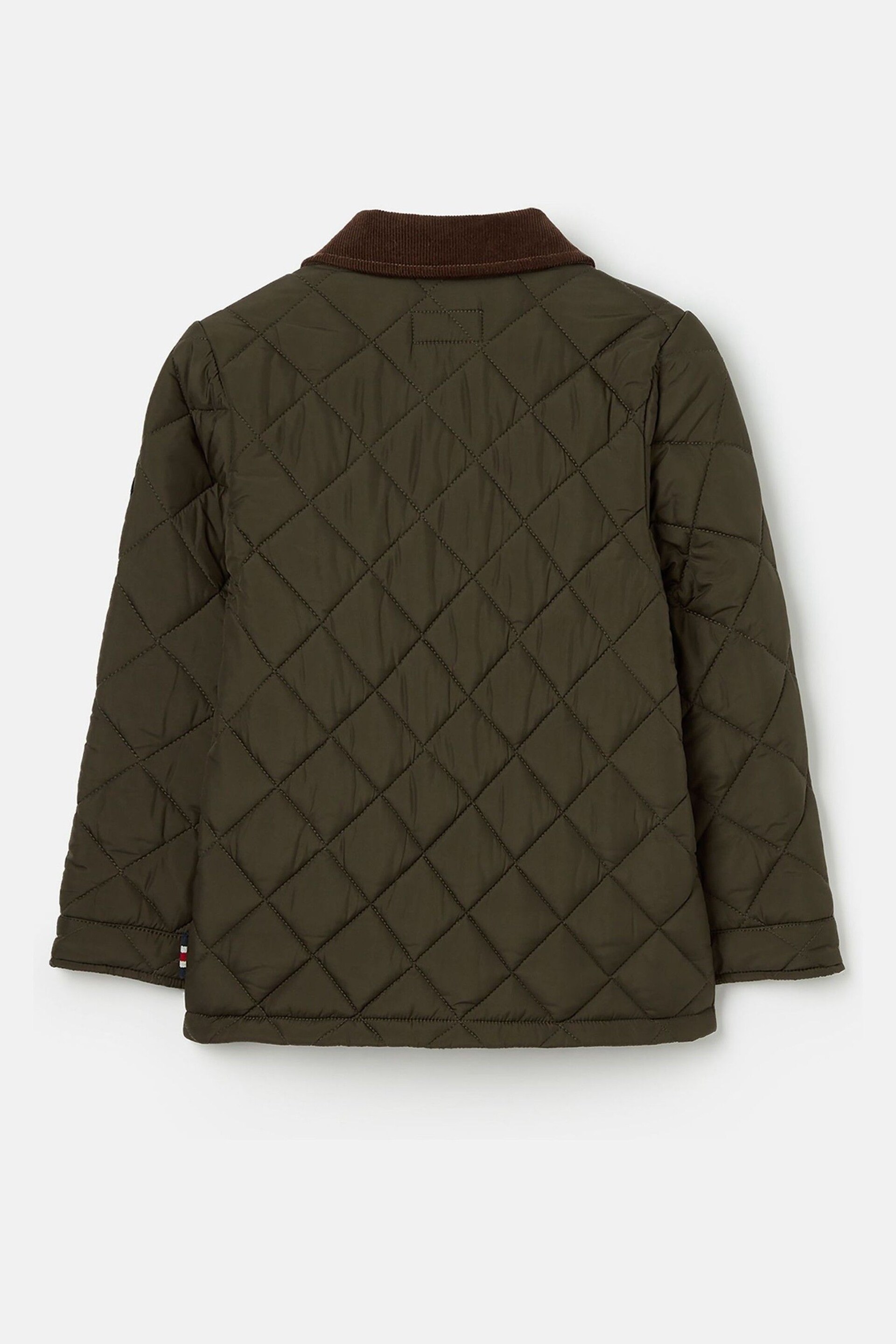 Joules Ambrose Green Diamond Quilted Jacket - Image 2 of 6