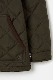 Joules Ambrose Green Diamond Quilted Jacket - Image 4 of 6