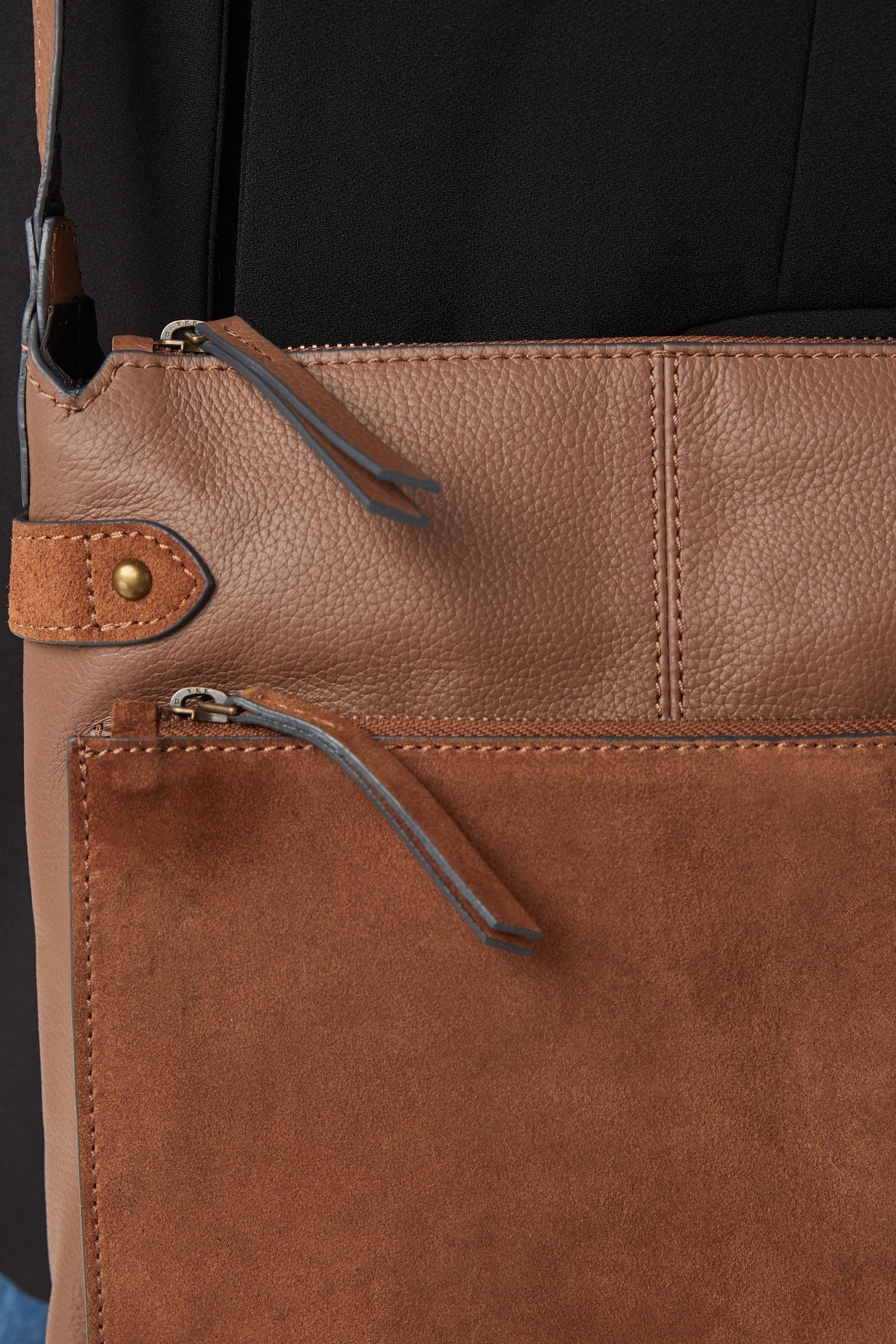 Buy Tan Brown Leather Pocket Messenger Bag from Next Ukraine
