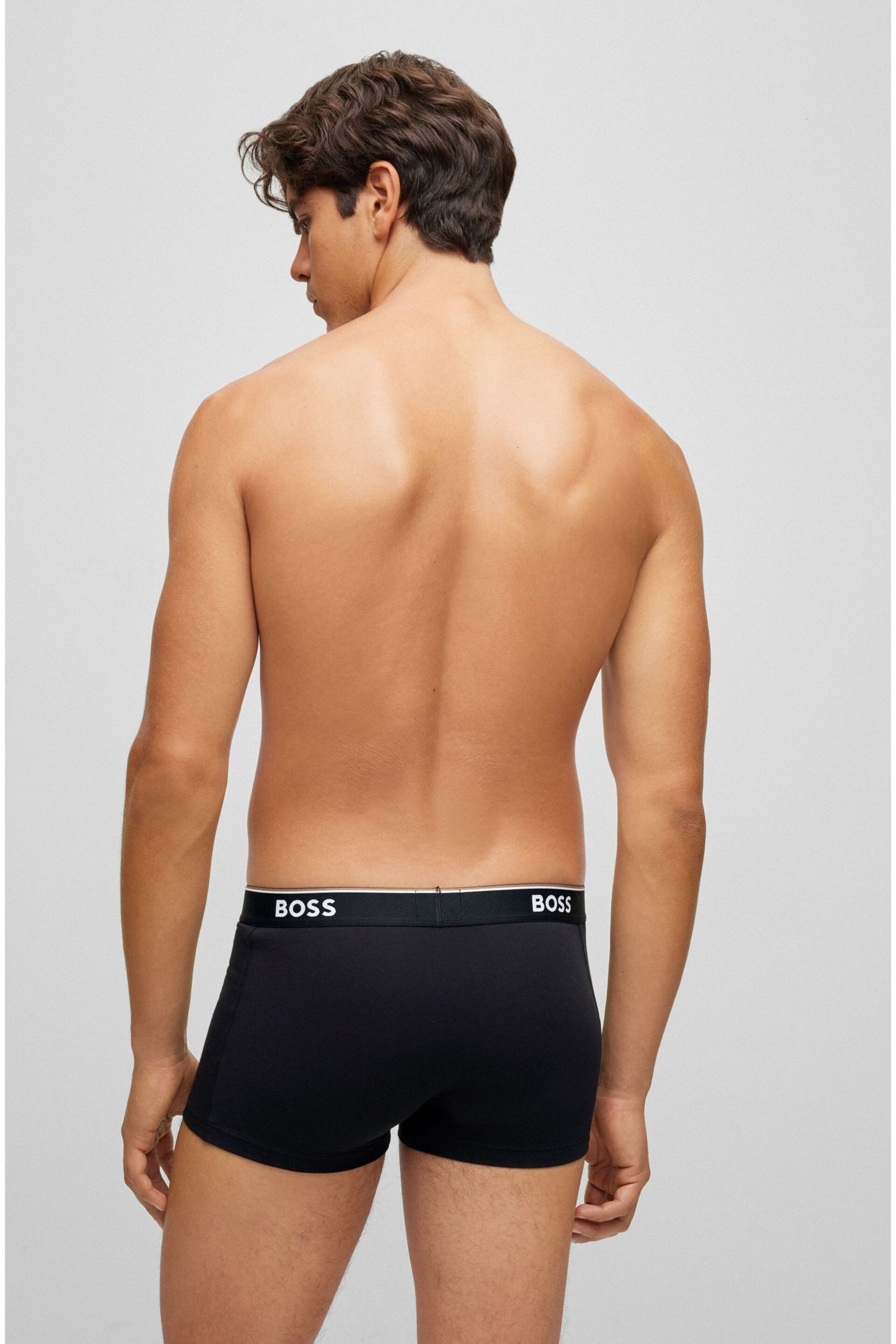 BOSS Dark Black Chrome Power Boxer 3 Pack - Image 7 of 9