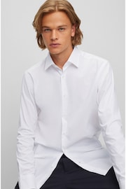 BOSS White Regular Fit Formal Shirt - Image 4 of 5