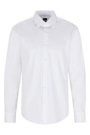 BOSS White Regular Fit Formal Shirt - Image 5 of 5