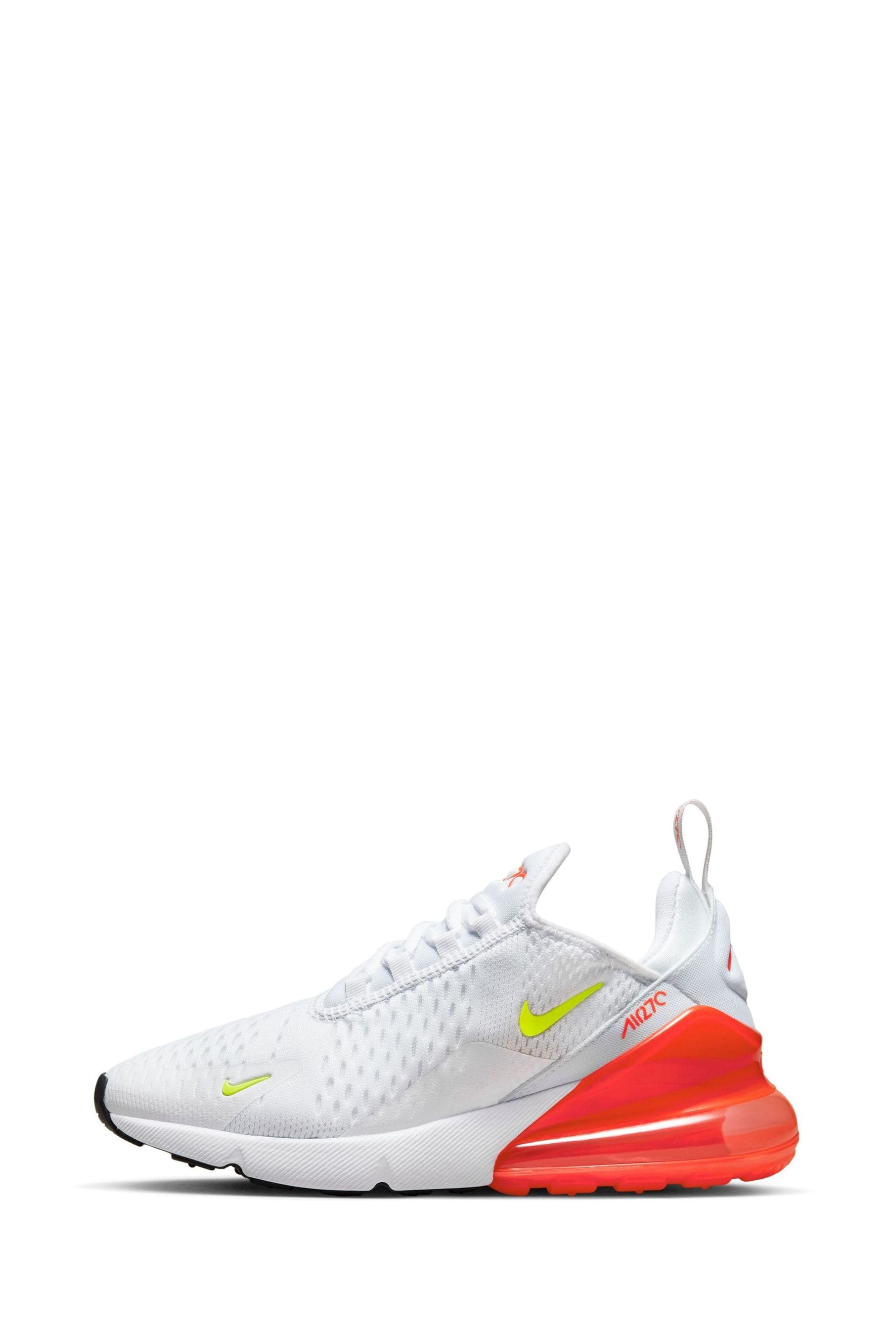 Buy Nike White Coral Air Max 270 Trainers from Next Luxembourg