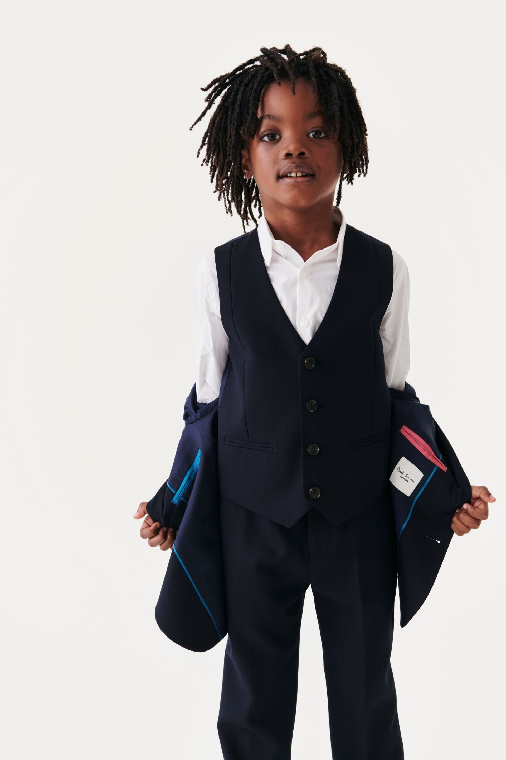 Paul Smith Junior Boys Smart Navy Waistcoat - Image 1 of 8