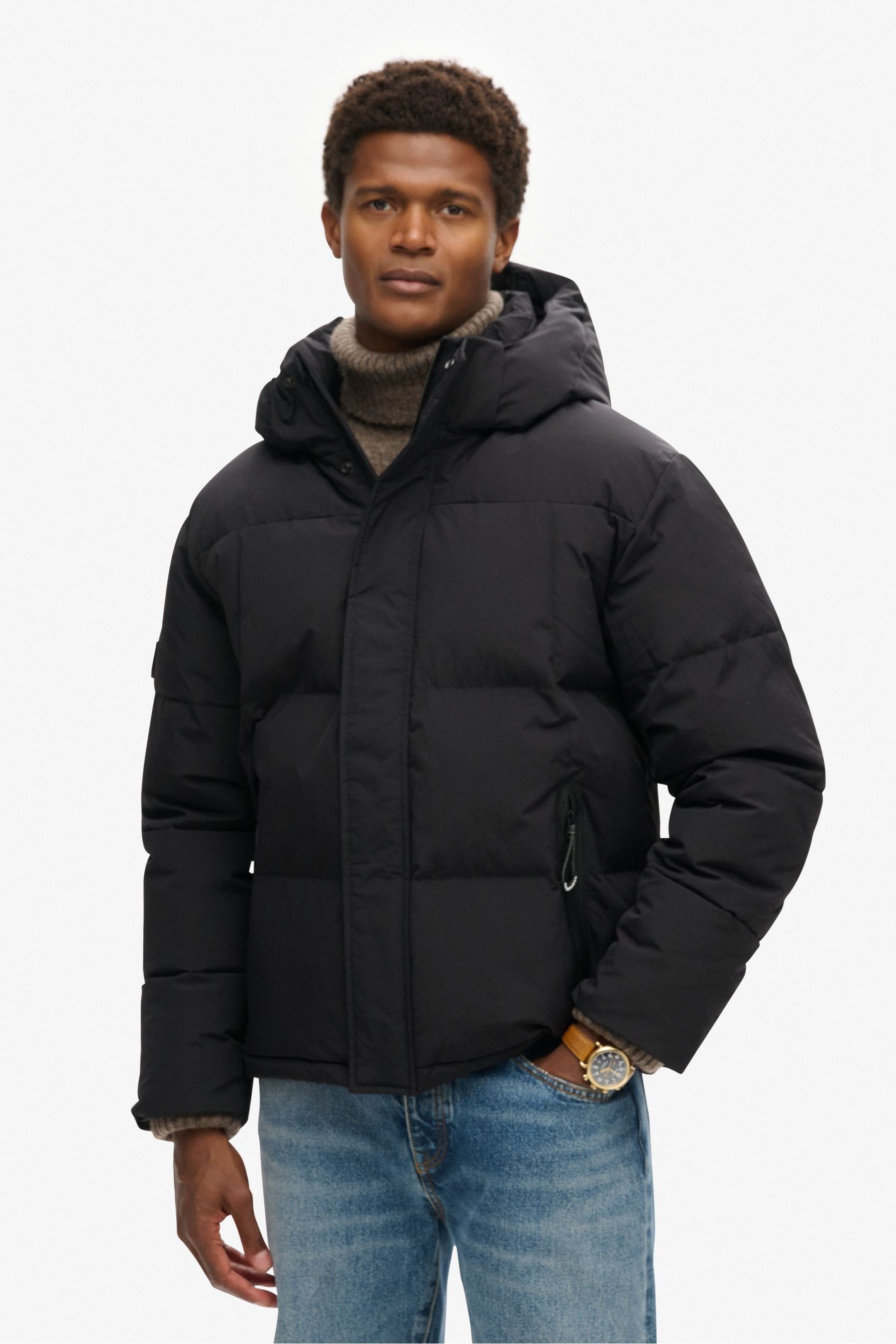 Superdry wave quilt hooded on sale
