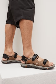 Tan Brown Sports Sandals - Image 1 of 5