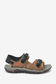 Tan Brown Sports Sandals - Image 2 of 5