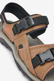 Tan Brown Sports Sandals - Image 5 of 5