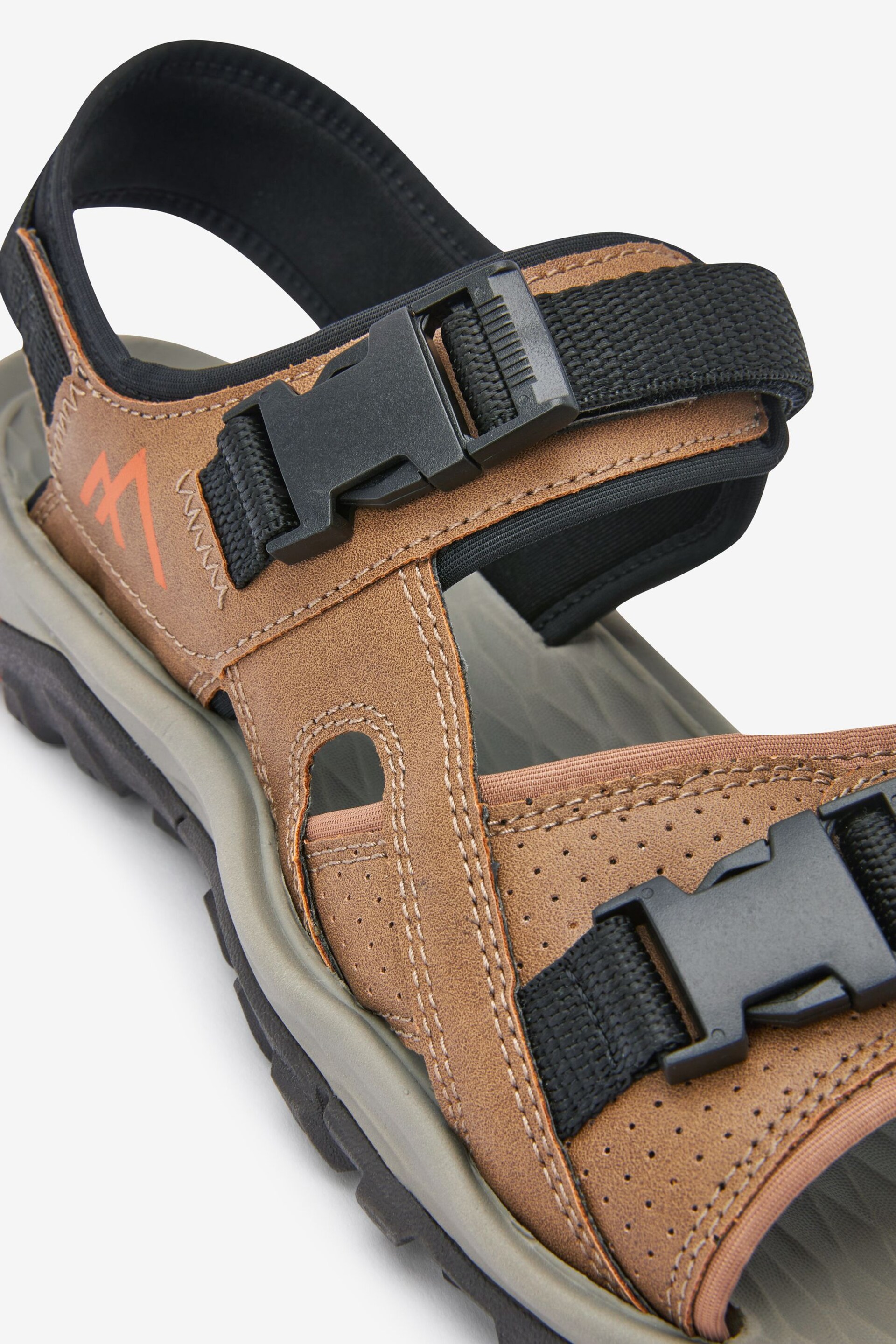 Tan Brown Sports Sandals - Image 5 of 5