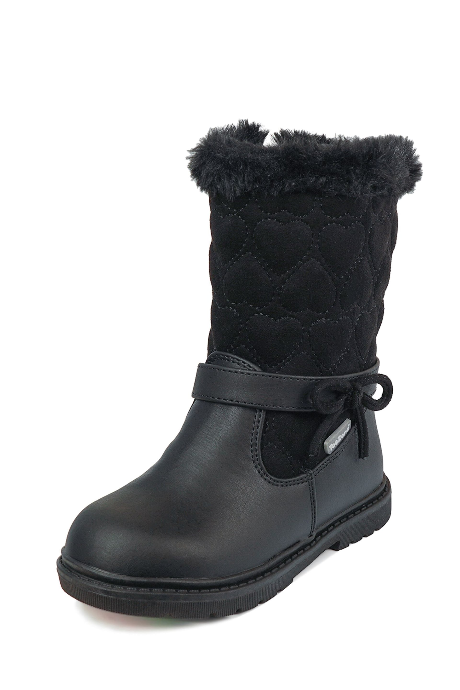 ToeZone Black Inside Zip Boots - Image 1 of 5