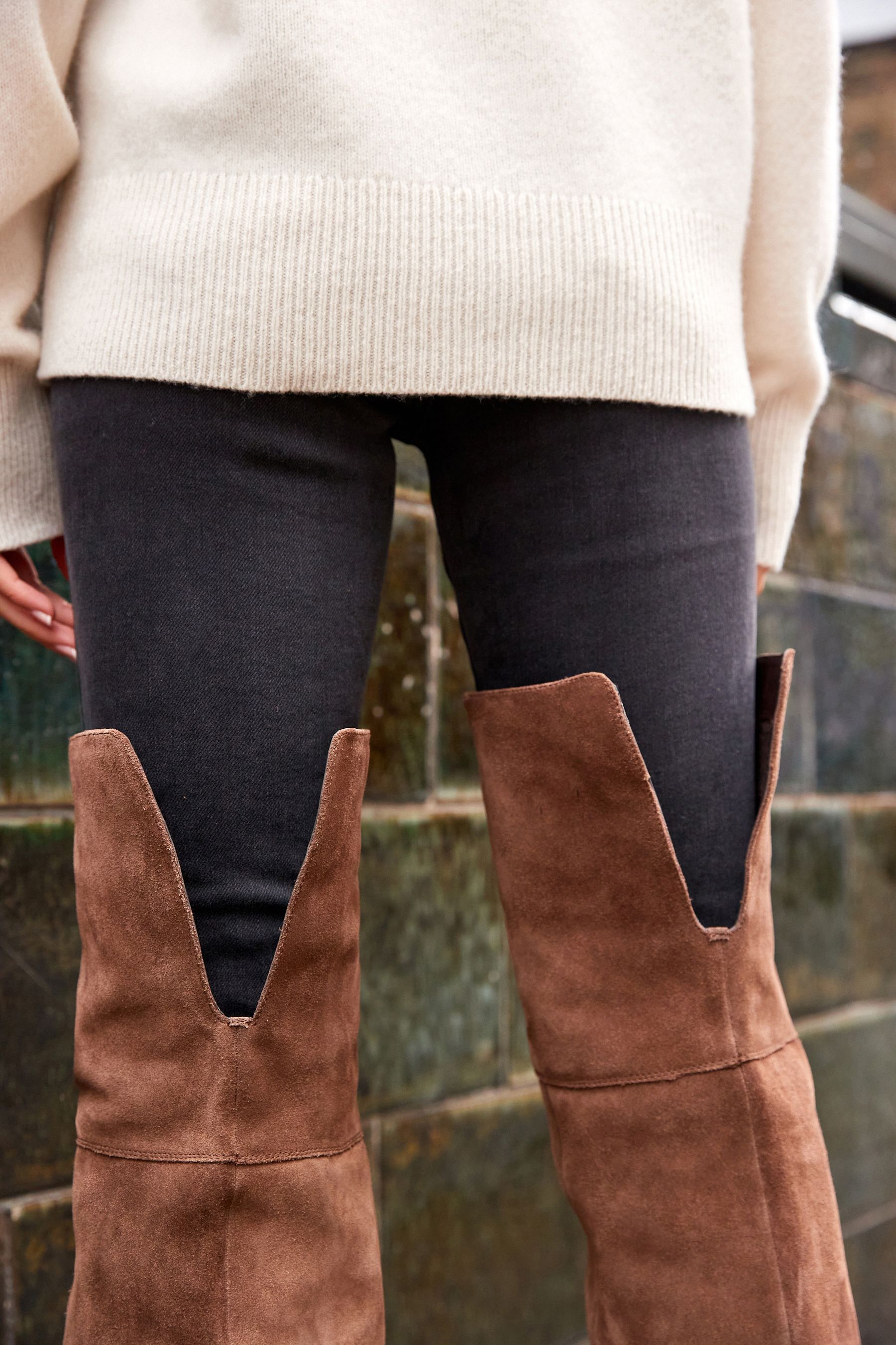 Slouch over the knee boots sales