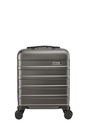 Cabin Max Grey Anode Four Wheel Carry On Easyjet Sized Underseat 45cm Suitcase - Image 1 of 5