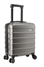 Cabin Max Grey Anode Four Wheel Carry On Easyjet Sized Underseat 45cm Suitcase - Image 3 of 5