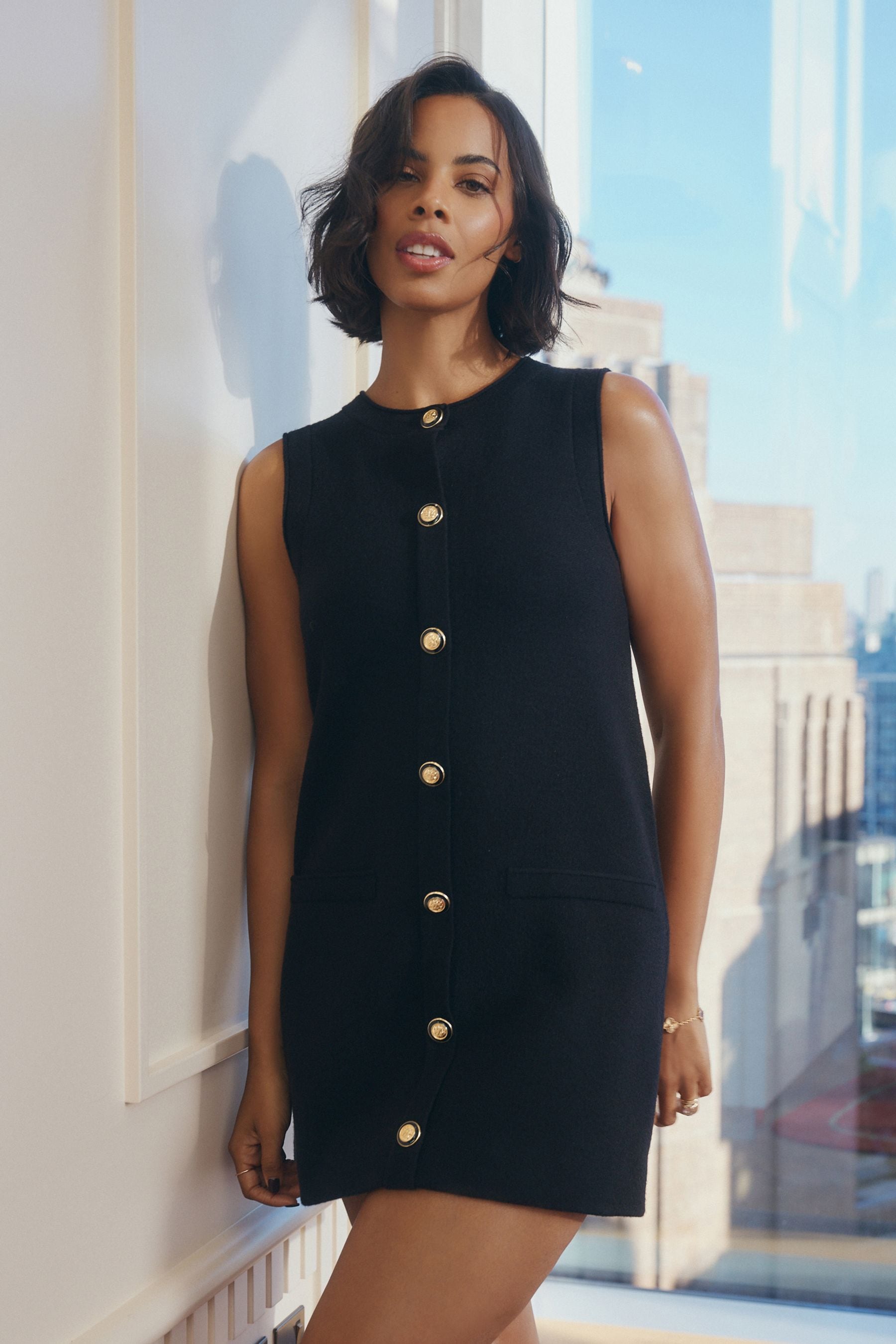Next red and black dress clearance
