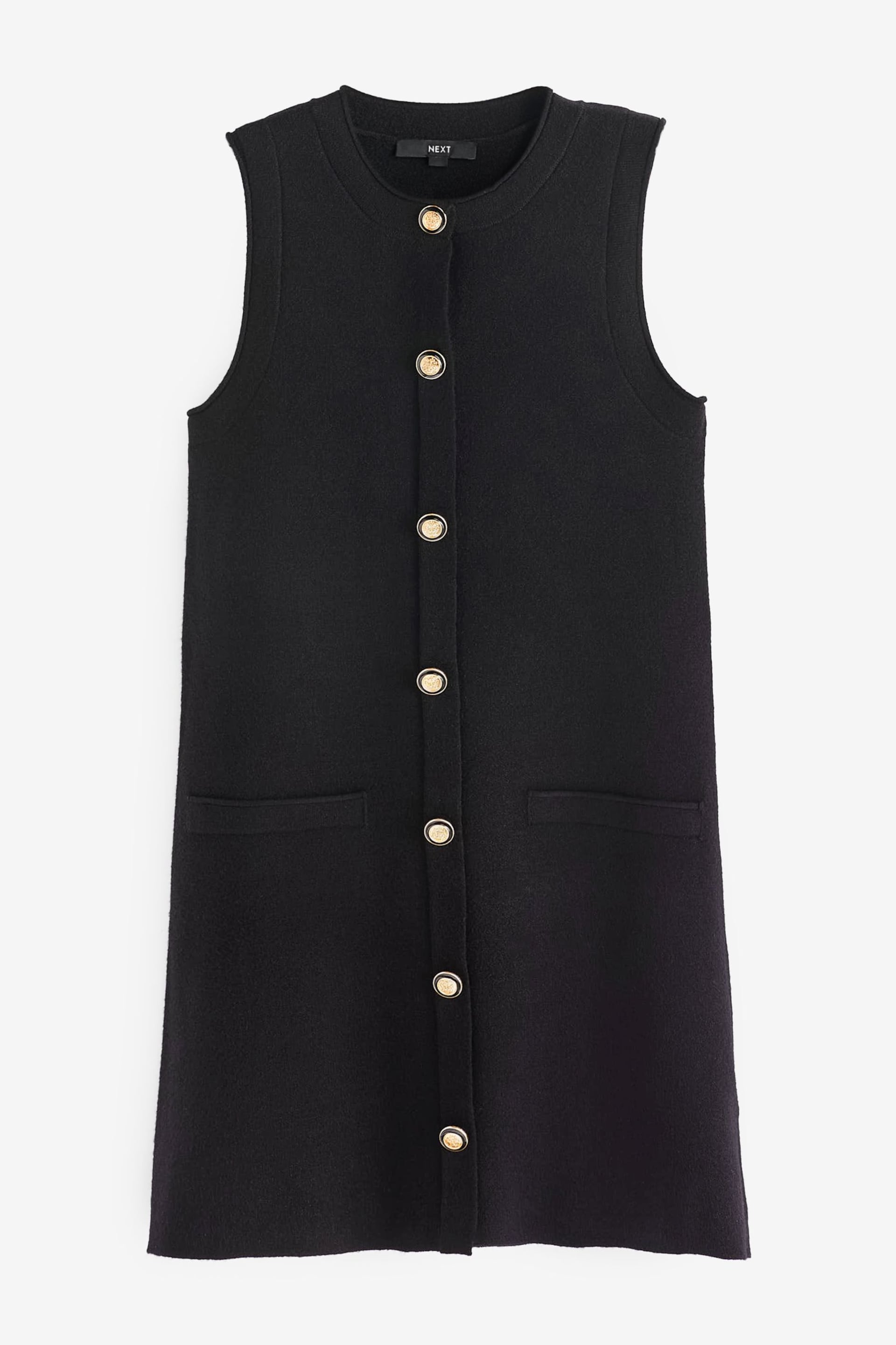 Black Rochelle Black Sleeveless Mini Dress - Image 5 of 6