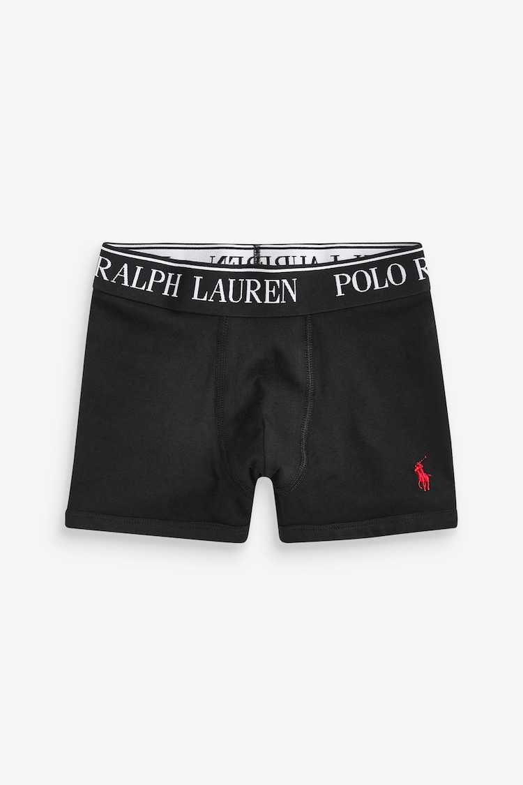 Polo Ralph Lauren Boys Cotton Stretch Logo Boxers 3 Pack - Image 4 of 4