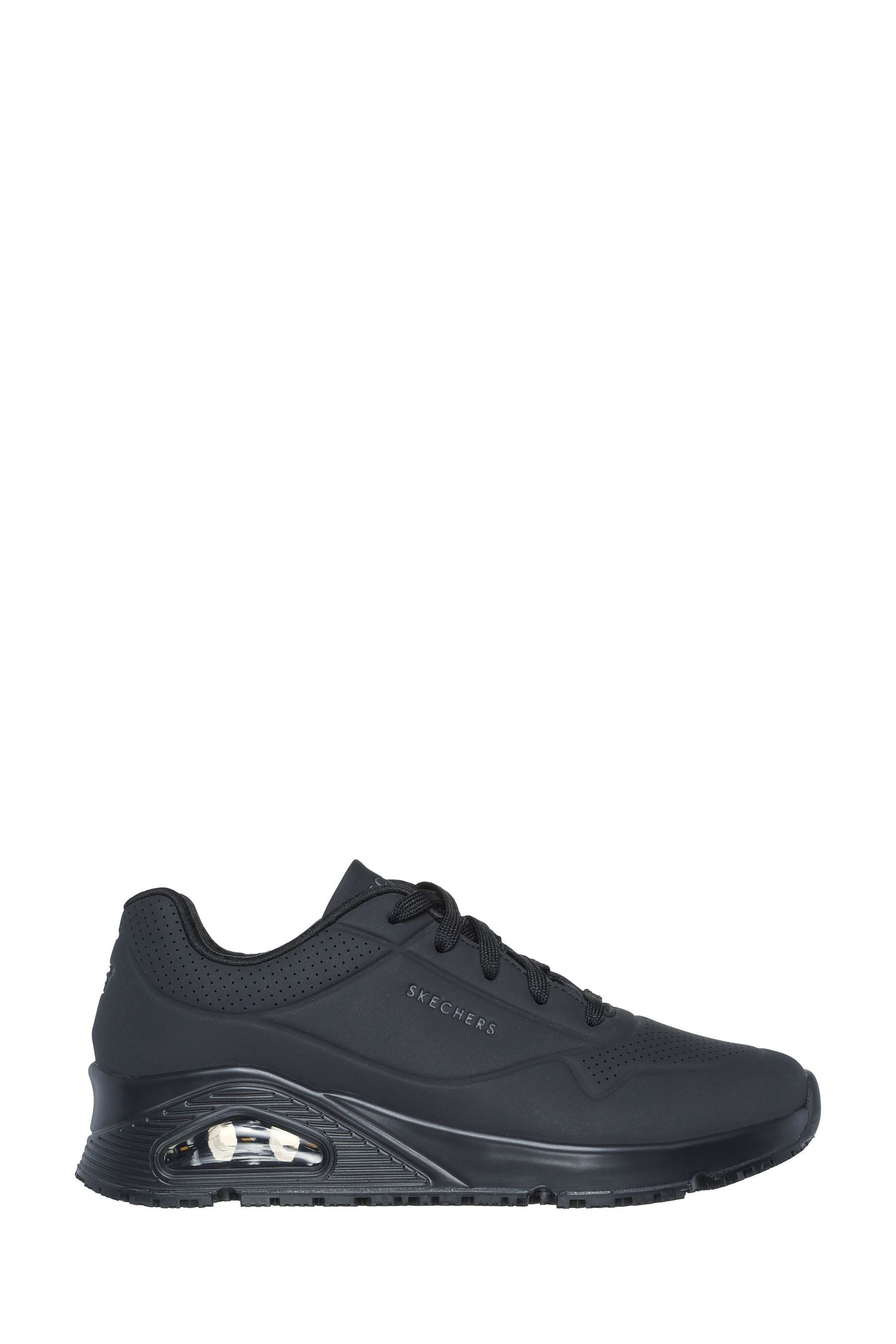 Black chunky skechers sale