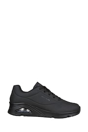 Skechers Black Womens Uno Slip Resistant Work Trainers - Image 1 of 6