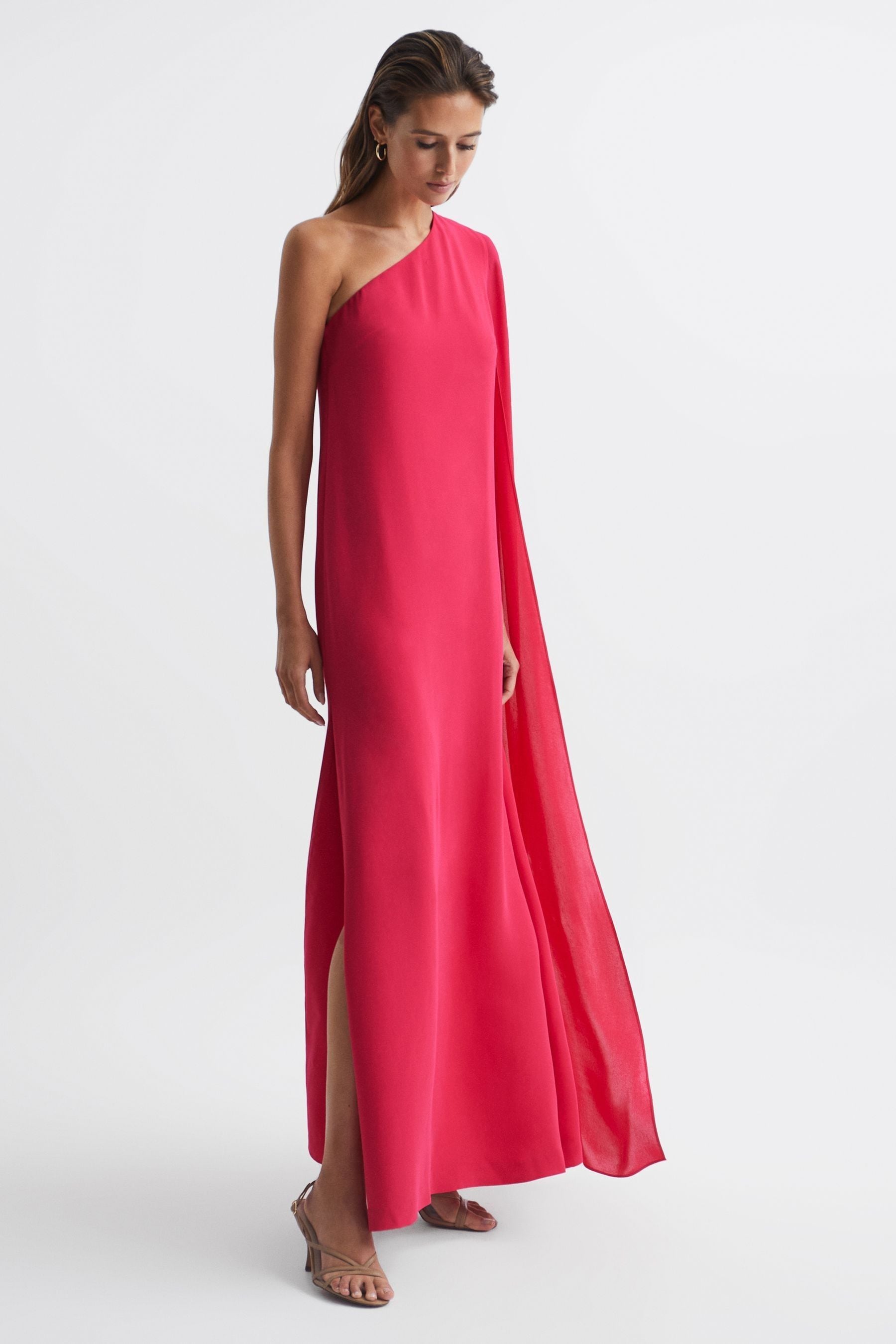 Robe effet cape sale