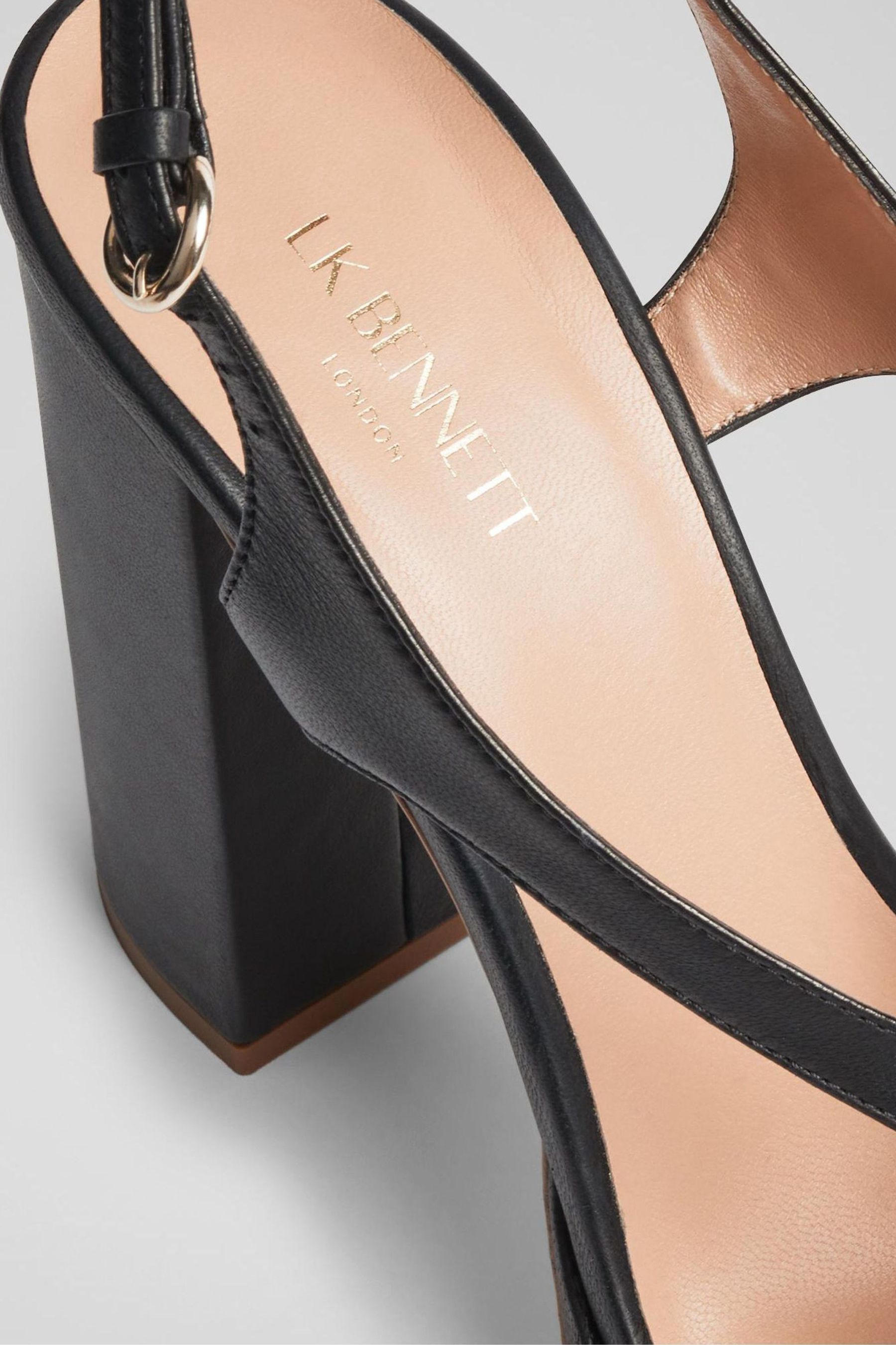 Buy LK Bennett Gigi Leather Platform Sandals from Next Luxembourg