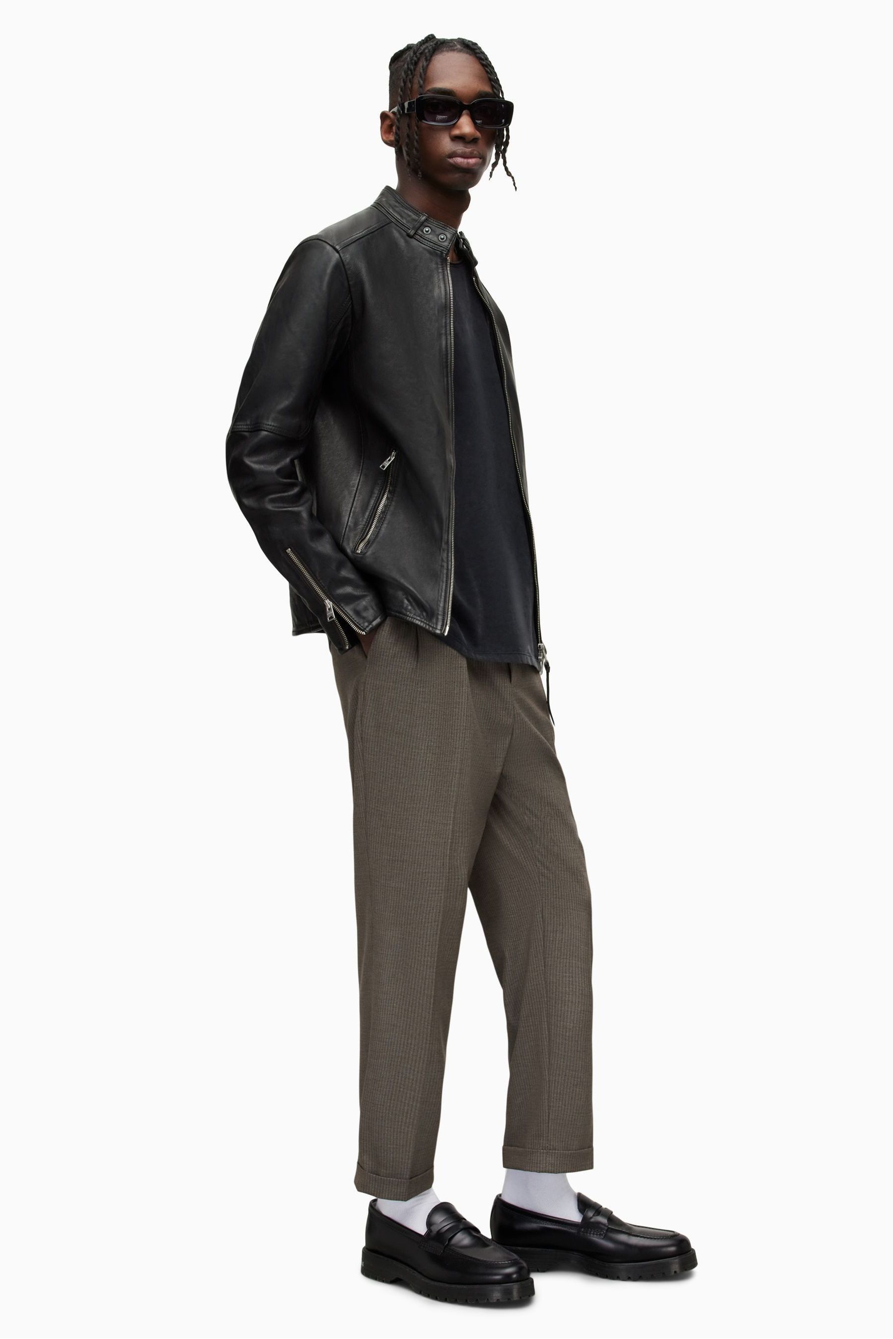 Cora leather jacket clearance