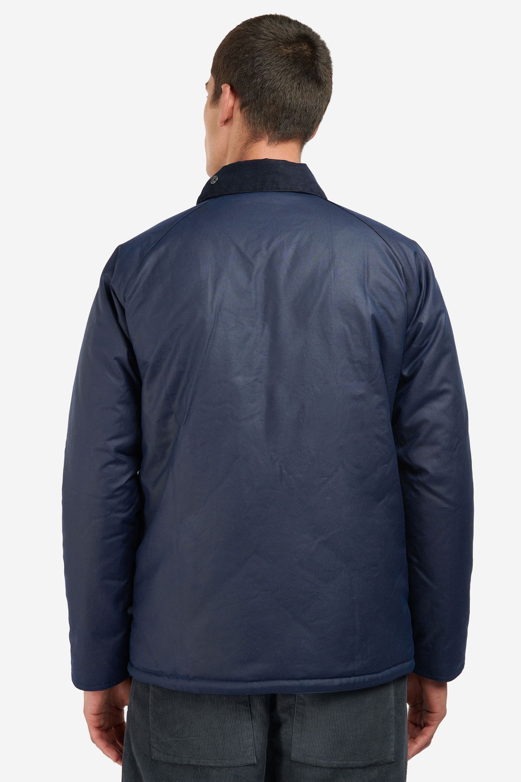 Blue barbour jacket new arrivals