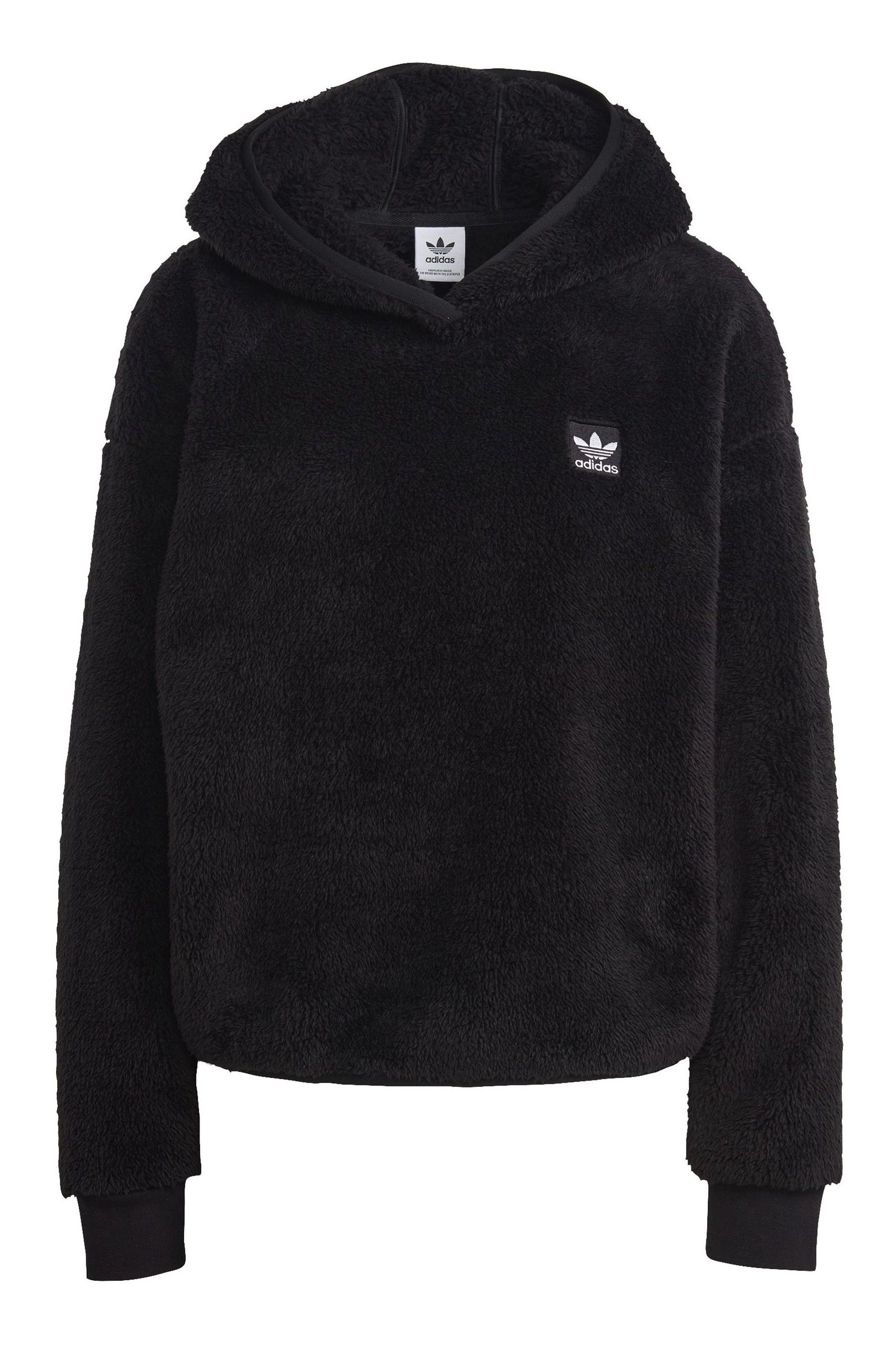 Adidas teddy fleece hoodie shop