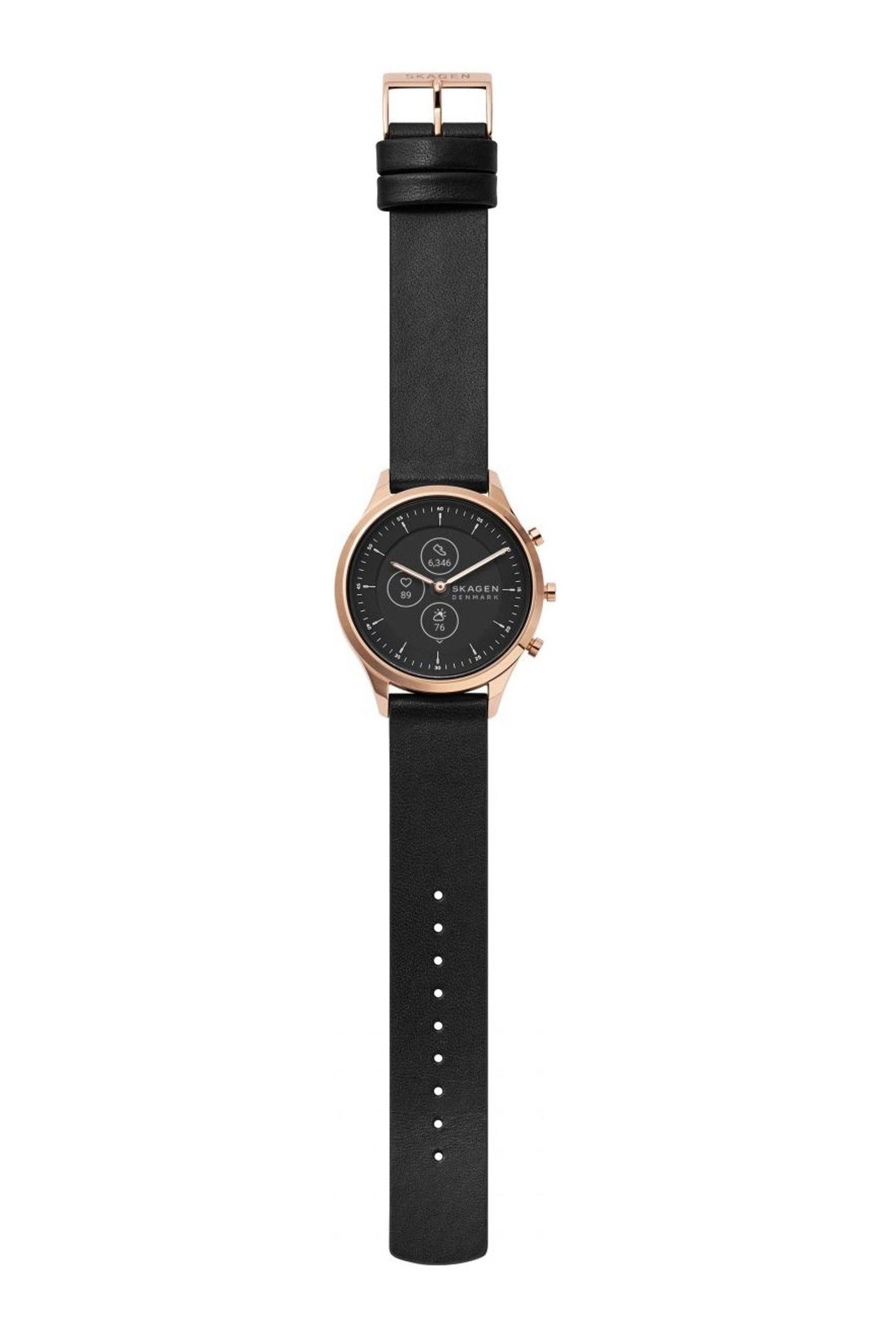 Skagen connected black best sale