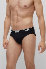 BOSS Black Ground Power Briefs 3 Pack - Image 1 of 8