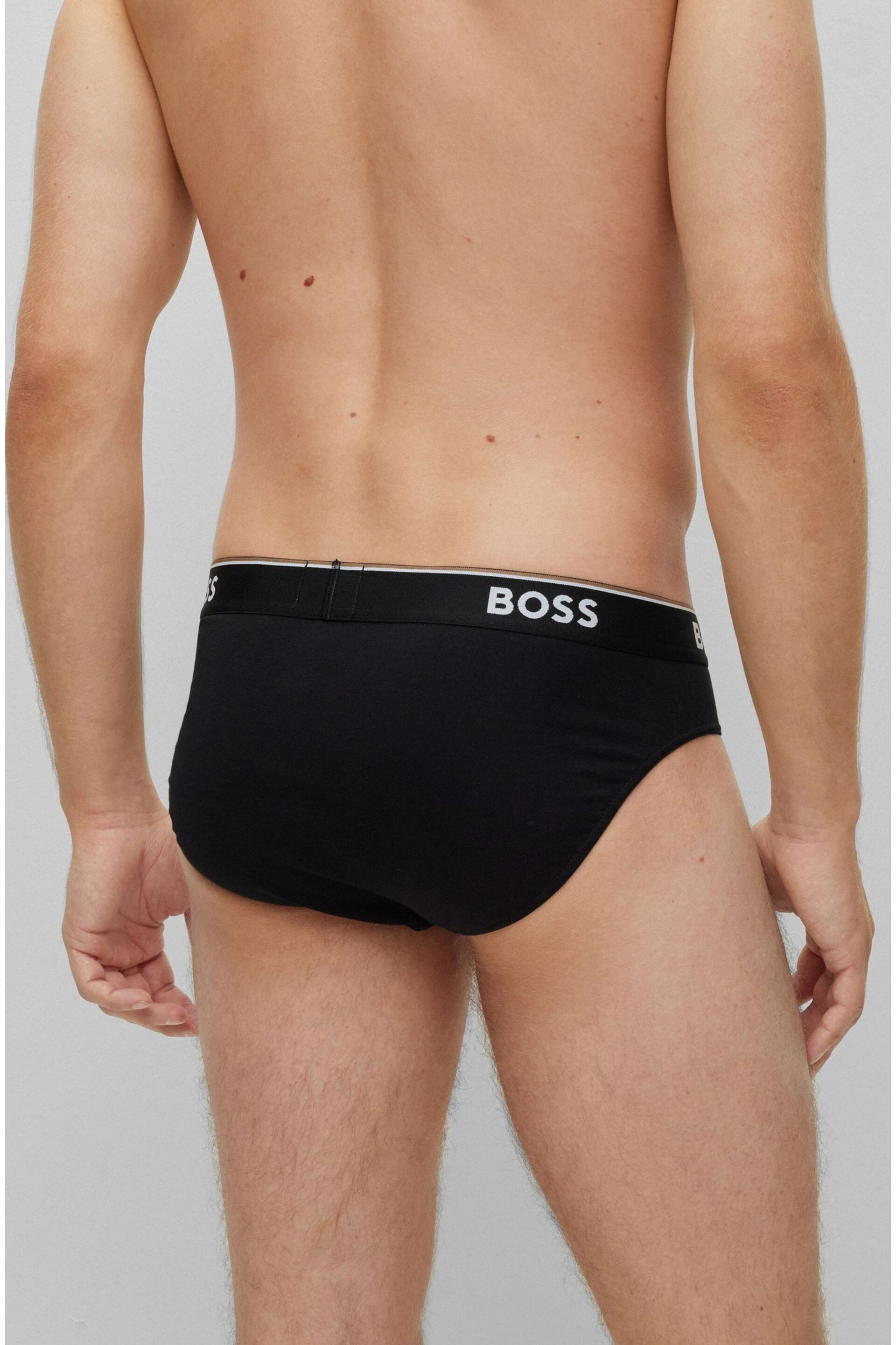 BOSS Black Ground Power Briefs 3 Pack - Image 2 of 8