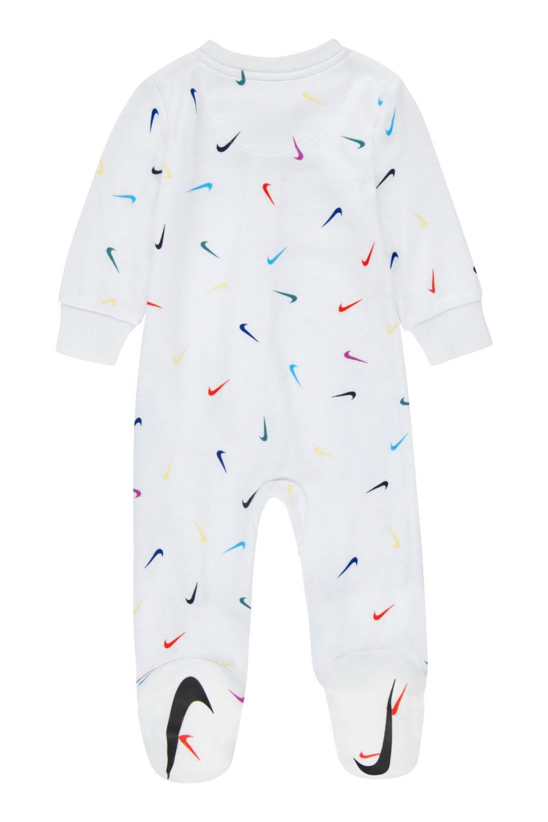 Buy Nike White Baby Sleepsuit from Next Luxembourg
