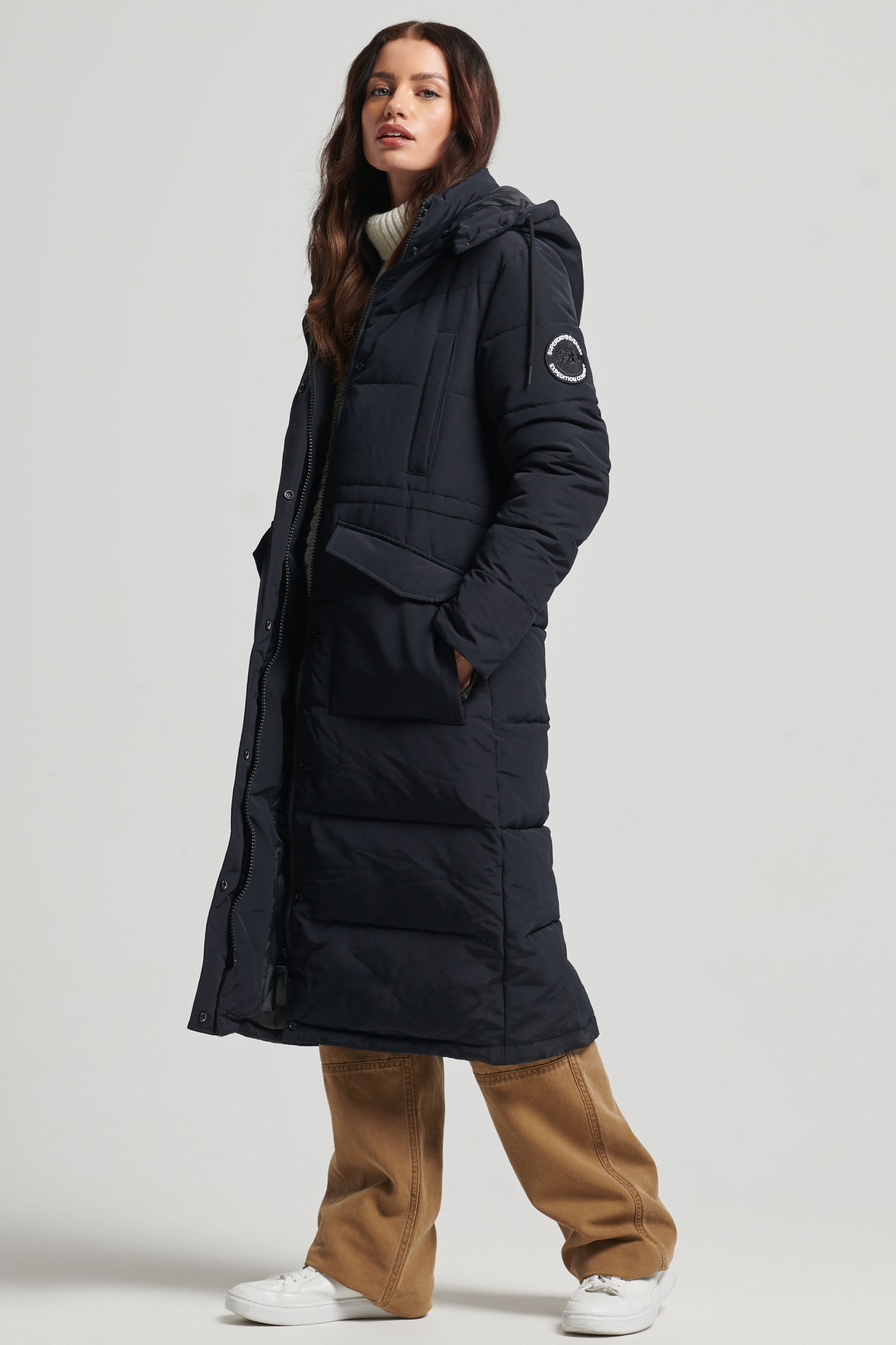 Longline parka coat online