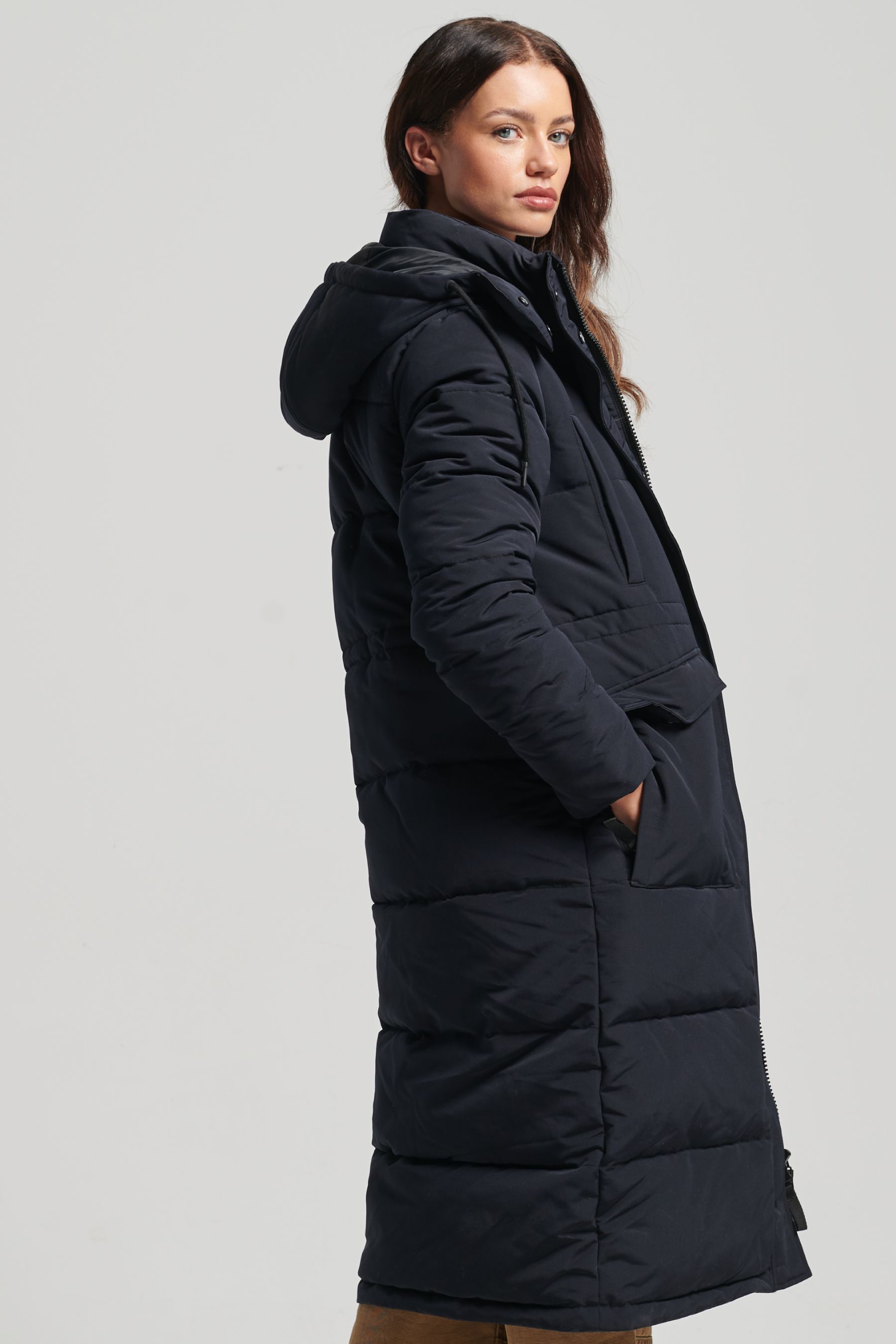 Longline parka coat hotsell