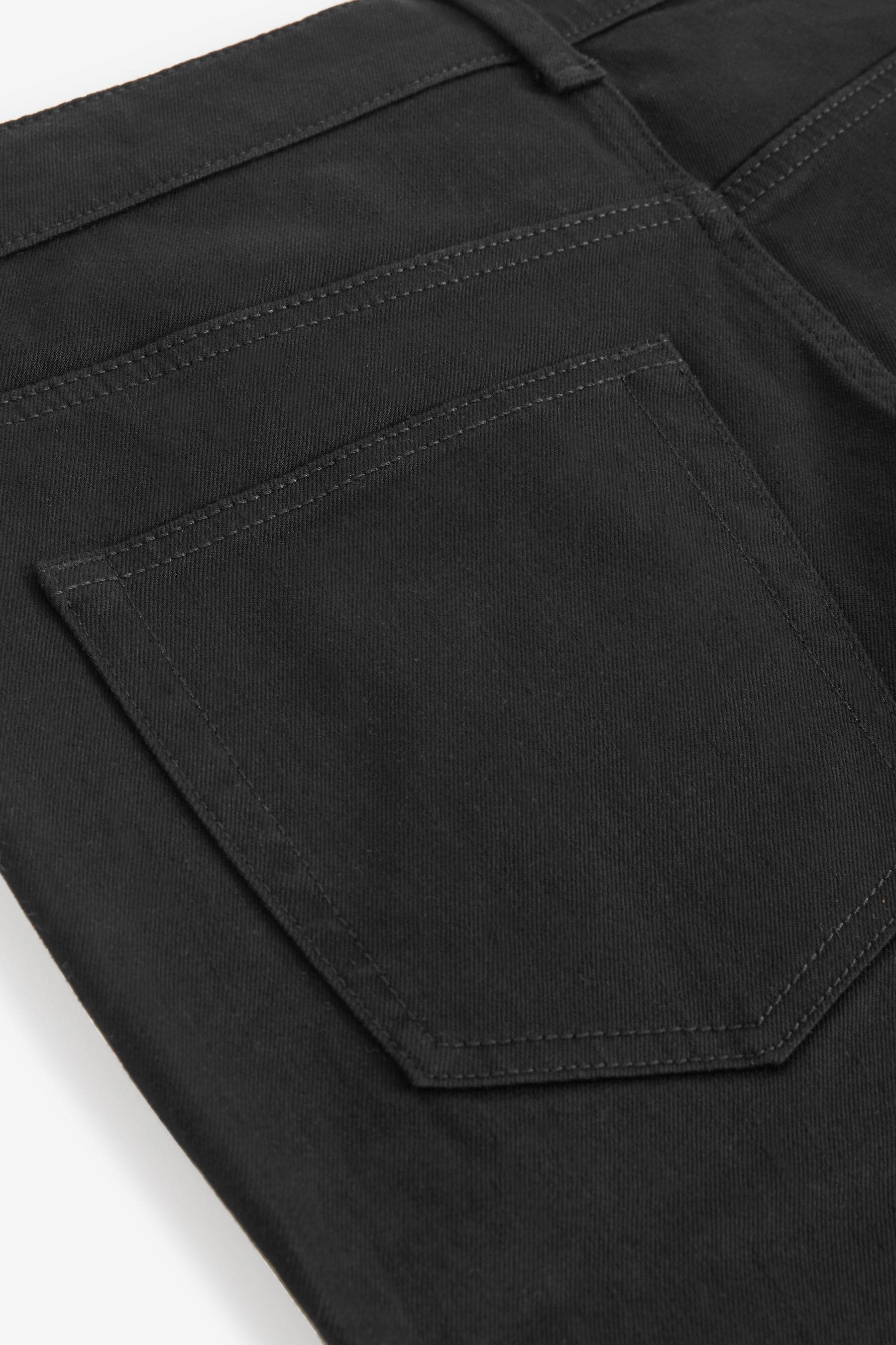 Buy Black Skinny Fit Stretch Denim Shorts from Next Canada